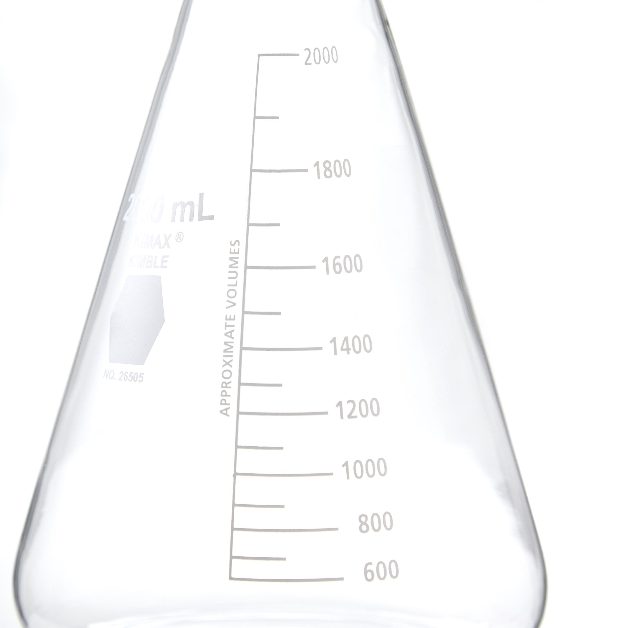 MATRAZ ERLENMEYER DE 2L CON TAPÓN ROSCADO. KIMAX