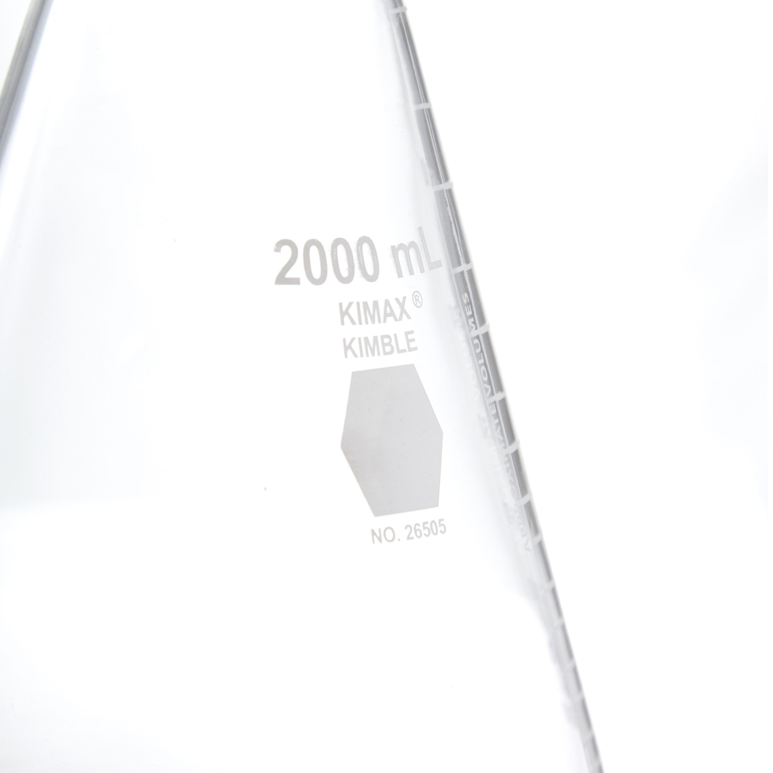 MATRAZ ERLENMEYER DE 2L CON TAPÓN ROSCADO. KIMAX