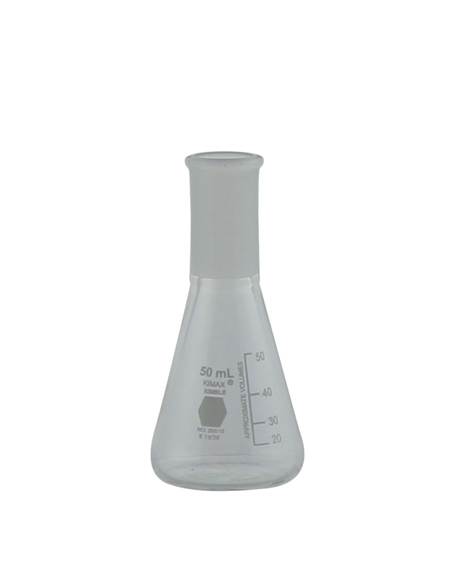 MATRAZ ERLENMEYER DE 50ml CON JUNTA 19/38. KIMAX