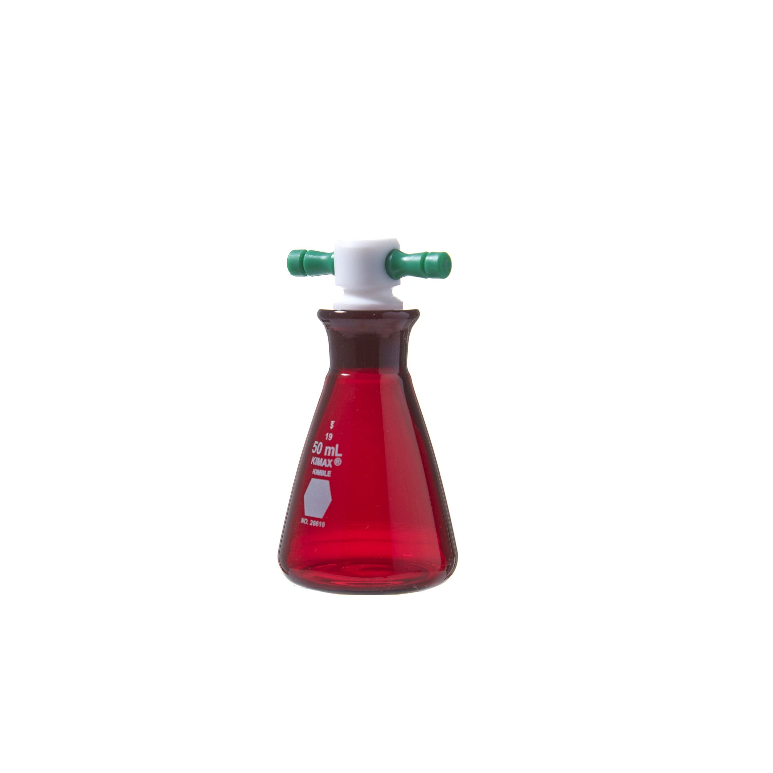 MATRAZ ERLENMEYER DE 50ml ACTÍNICO. KIMAX
