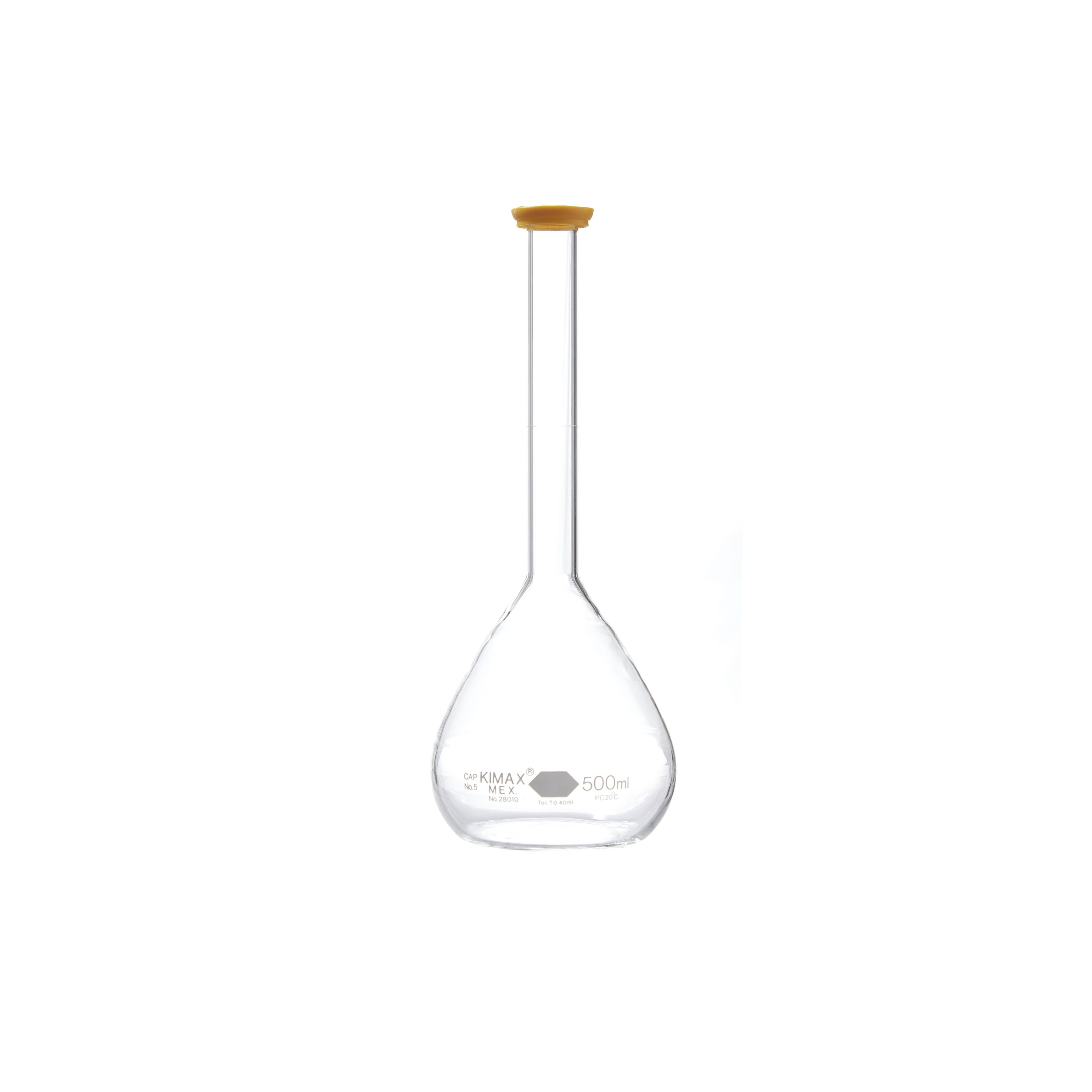 MATRAZ VOLUMÉTRICO DE 500ml. KIMAX