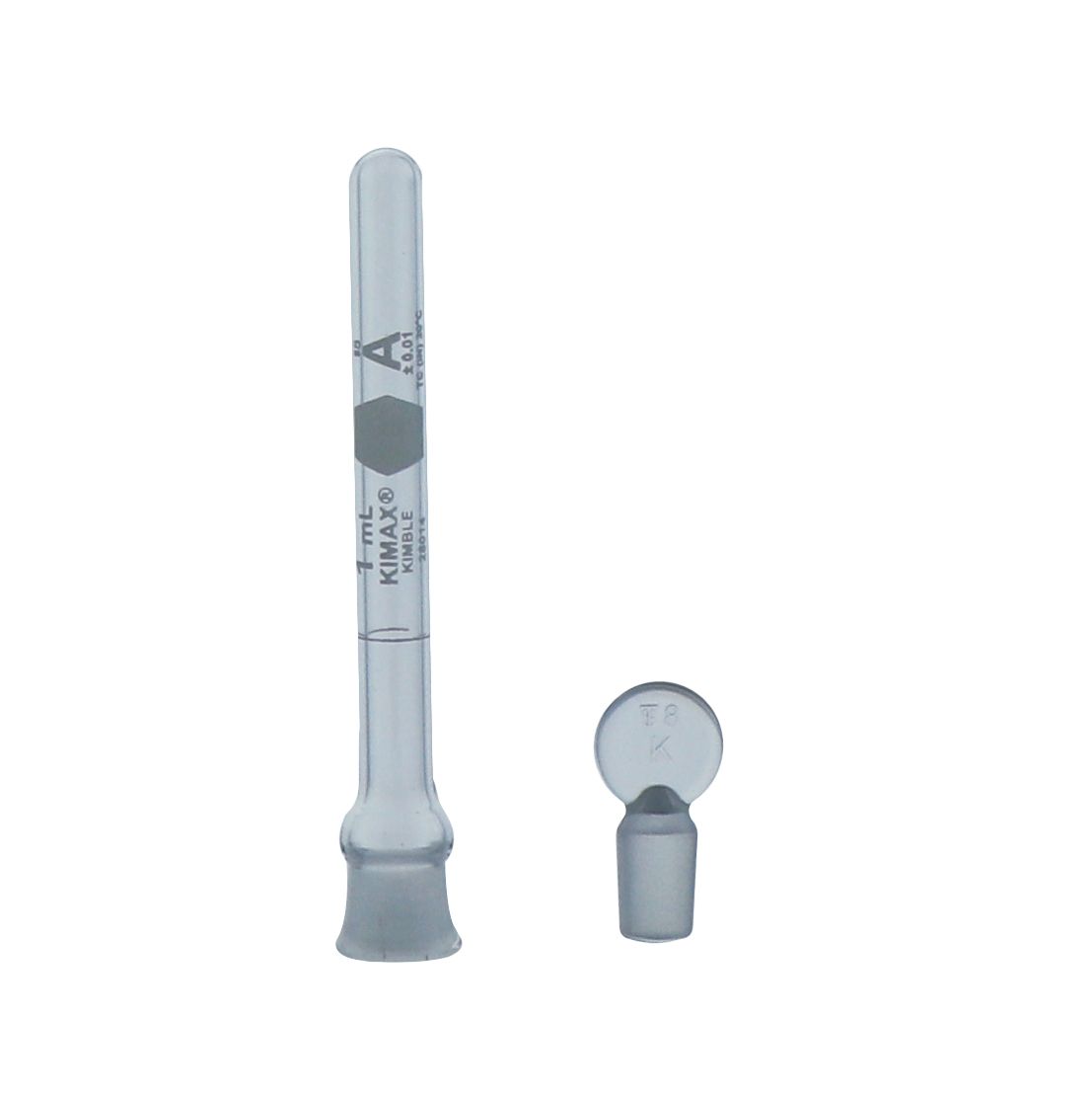 MATRAZ VOLUMÉTRICO DE 1ml CLASE A ASTm. KIMAX
