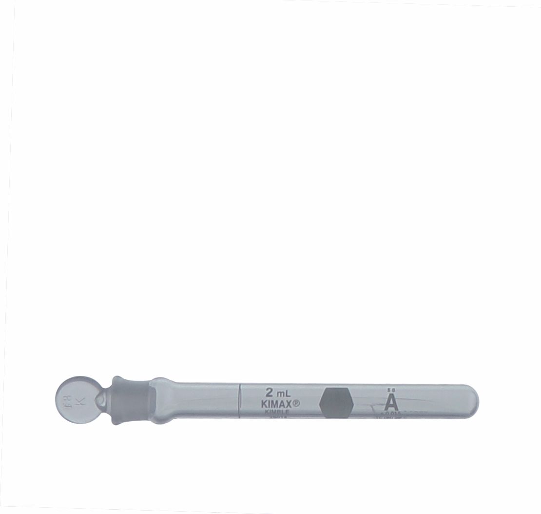 MATRAZ VOLUMÉTRICO DE 2ml CLASE A ASTM. KIMAX