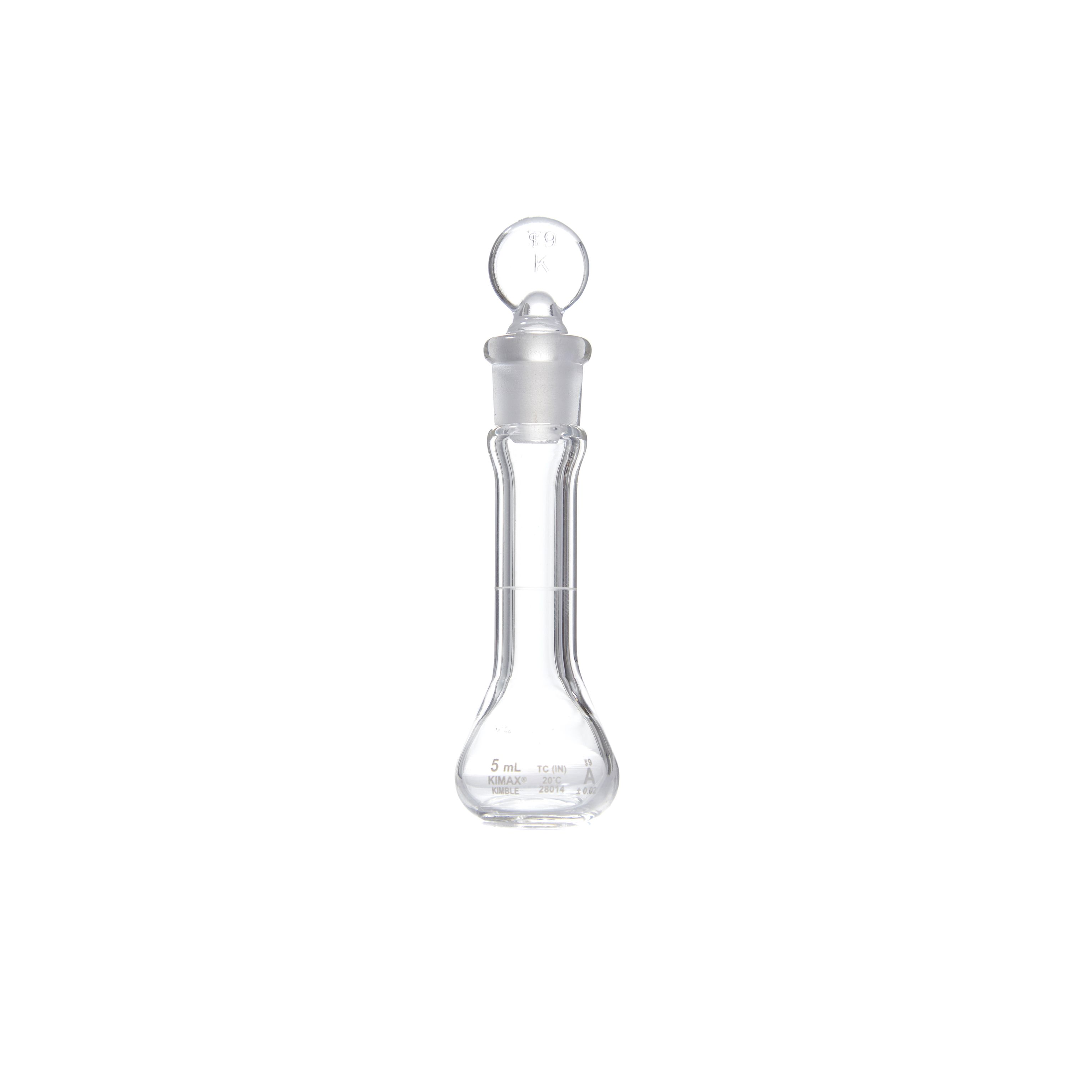 MATRAZ VOLUMÉTRICO DE 5ml CLASE A ASTM. KIMAX