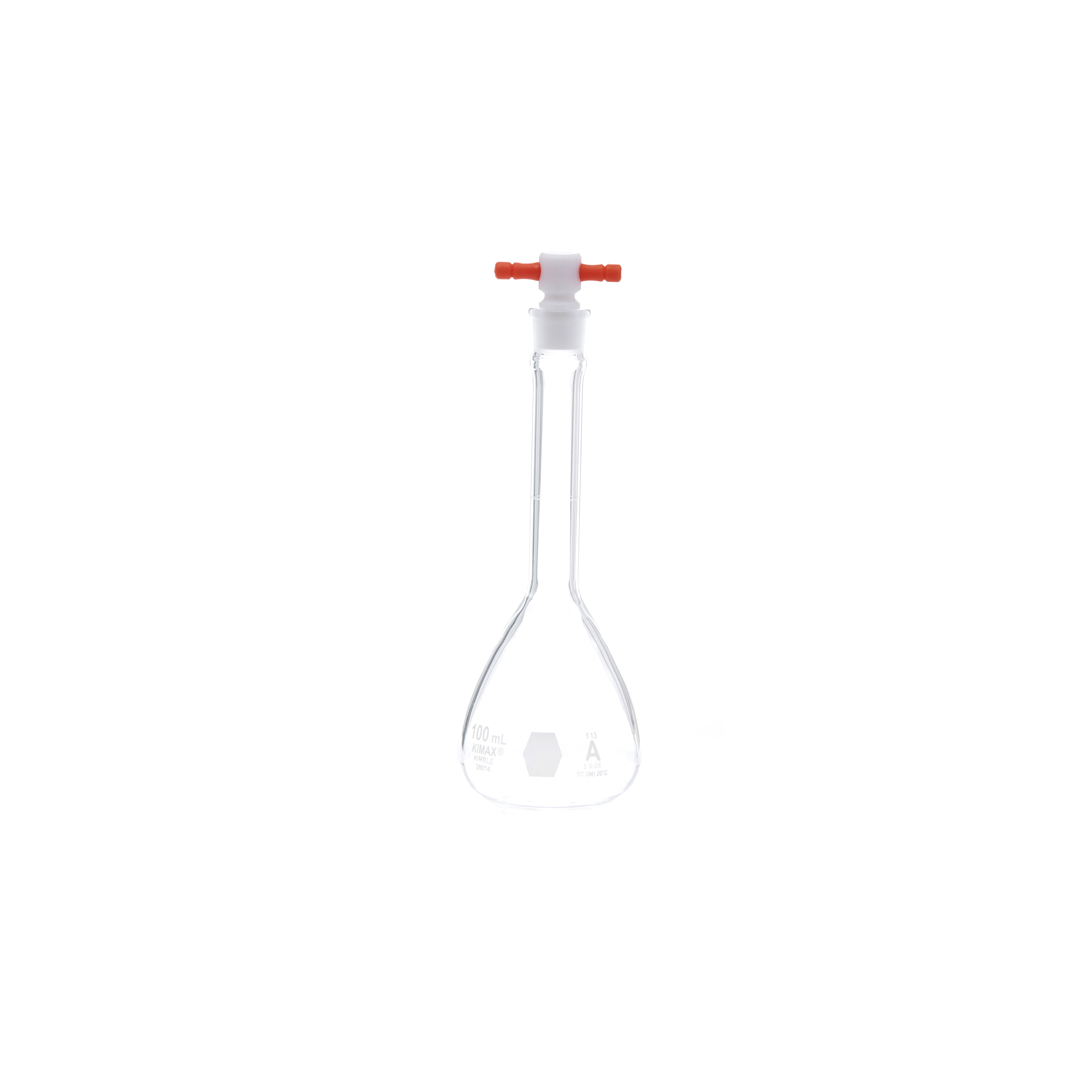 MATRAZ VOLUMÉTRICO DE 100ml CLASE A ASTm. KIMAX