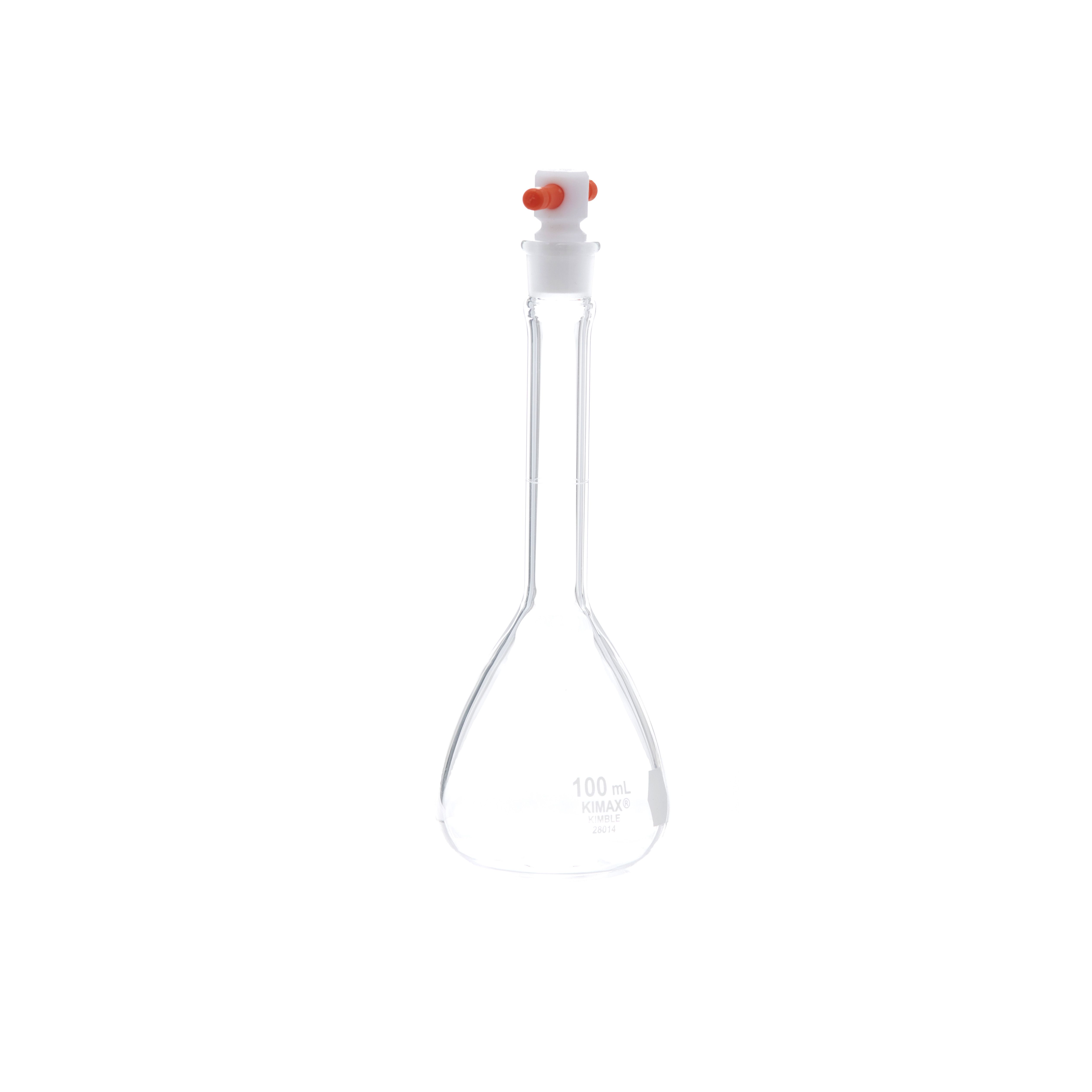 MATRAZ VOLUMÉTRICO DE 100ml CLASE A ASTm. KIMAX