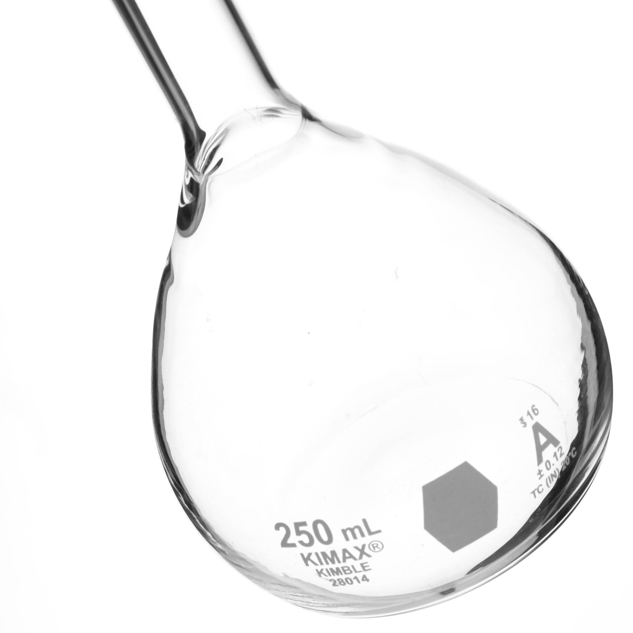 MATRAZ VOLUMÉTRICO DE 250ml CLASE A ASTM. KIMAX
