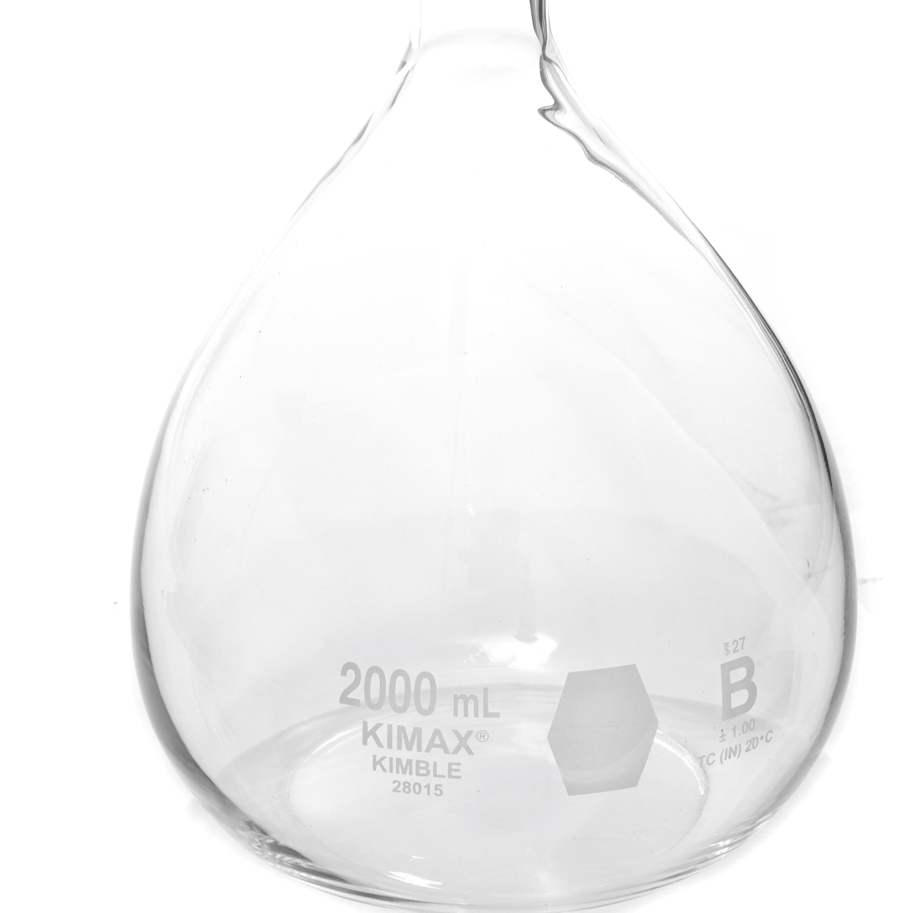 MATRAZ VOLUMÉTRICO DE 2L CLASE B ASTM. KIMAX