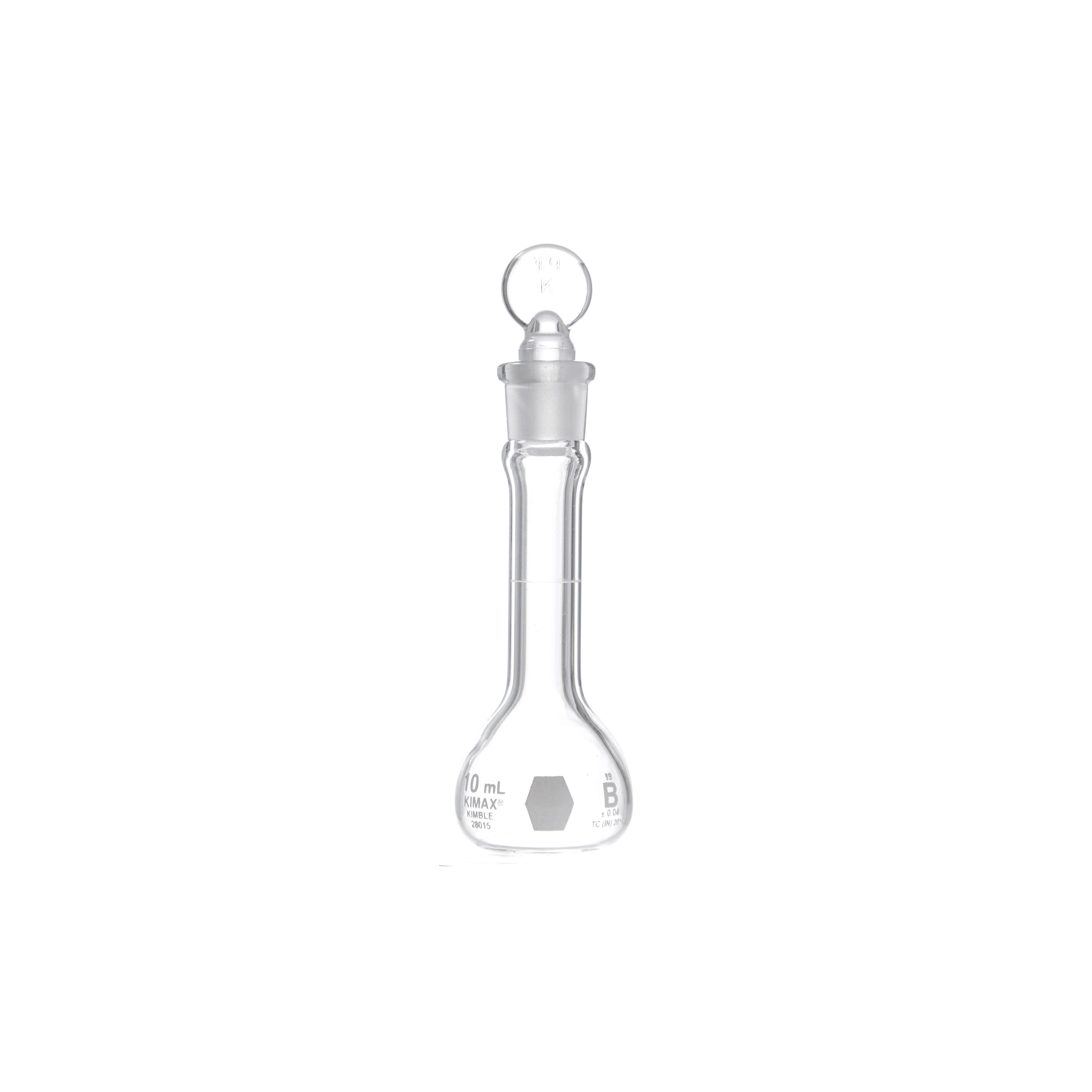 MATRAZ VOLUMÉTRICO DE 10ml CLASE B ASTM. KIMAX