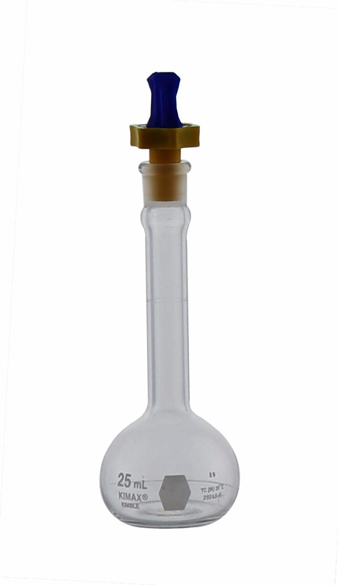 MATRAZ VOLUMÉTRICO DE 25ml. KIMAX