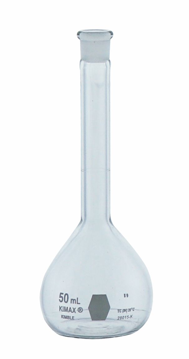 MATRAZ VOLUMÉTRICO DE 50ml. KIMAX