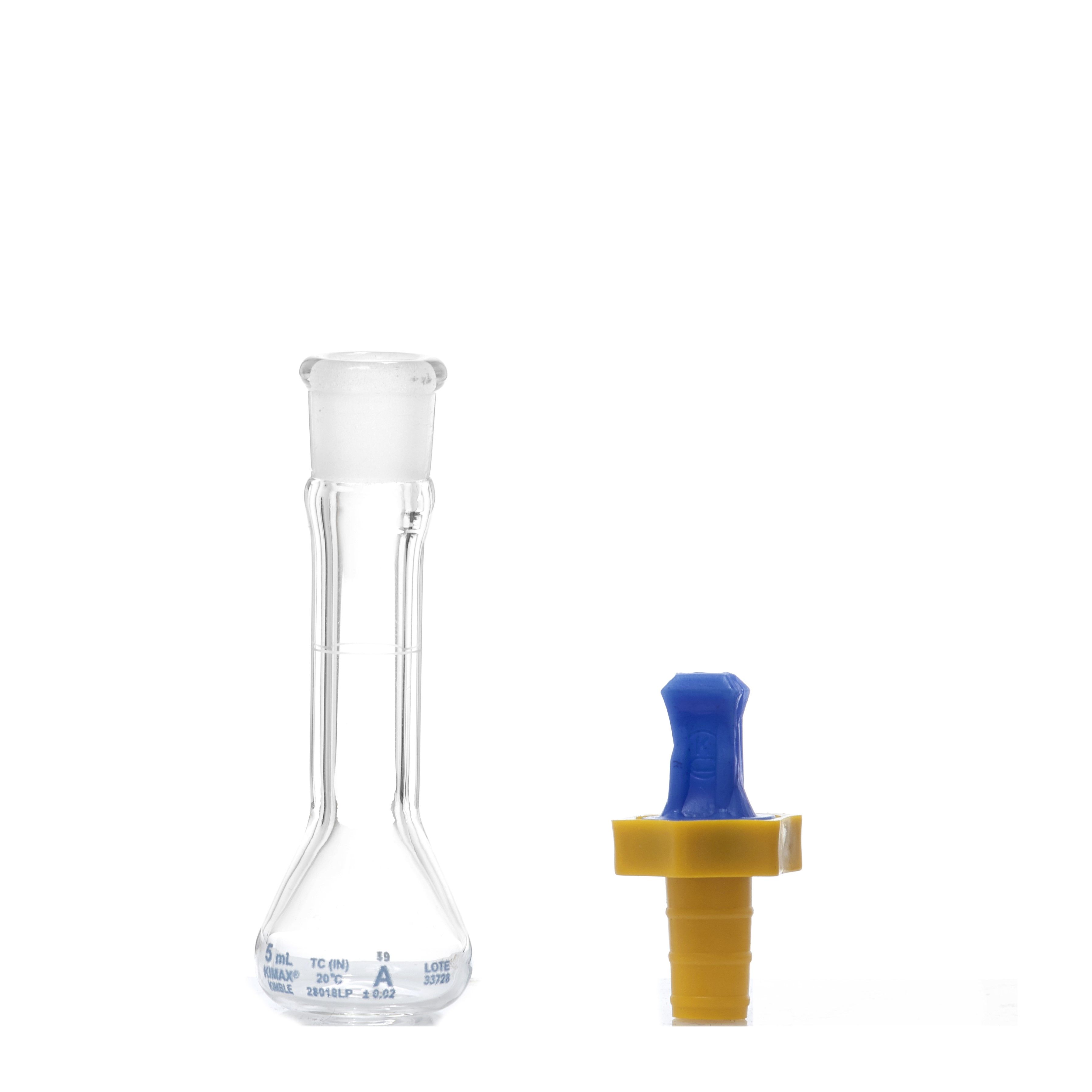 MATRAZ VOLUMÉTRICO DE 5ml CLASE A ASTM. KIMAX