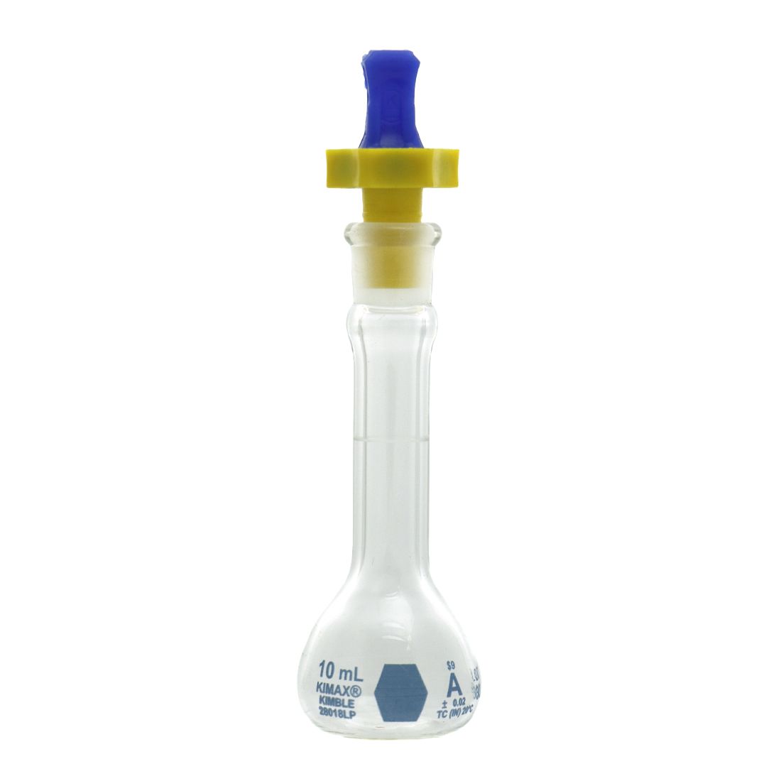 MATRAZ VOLUMÉTRICO DE 10ml CLASE A ASTM. KIMAX