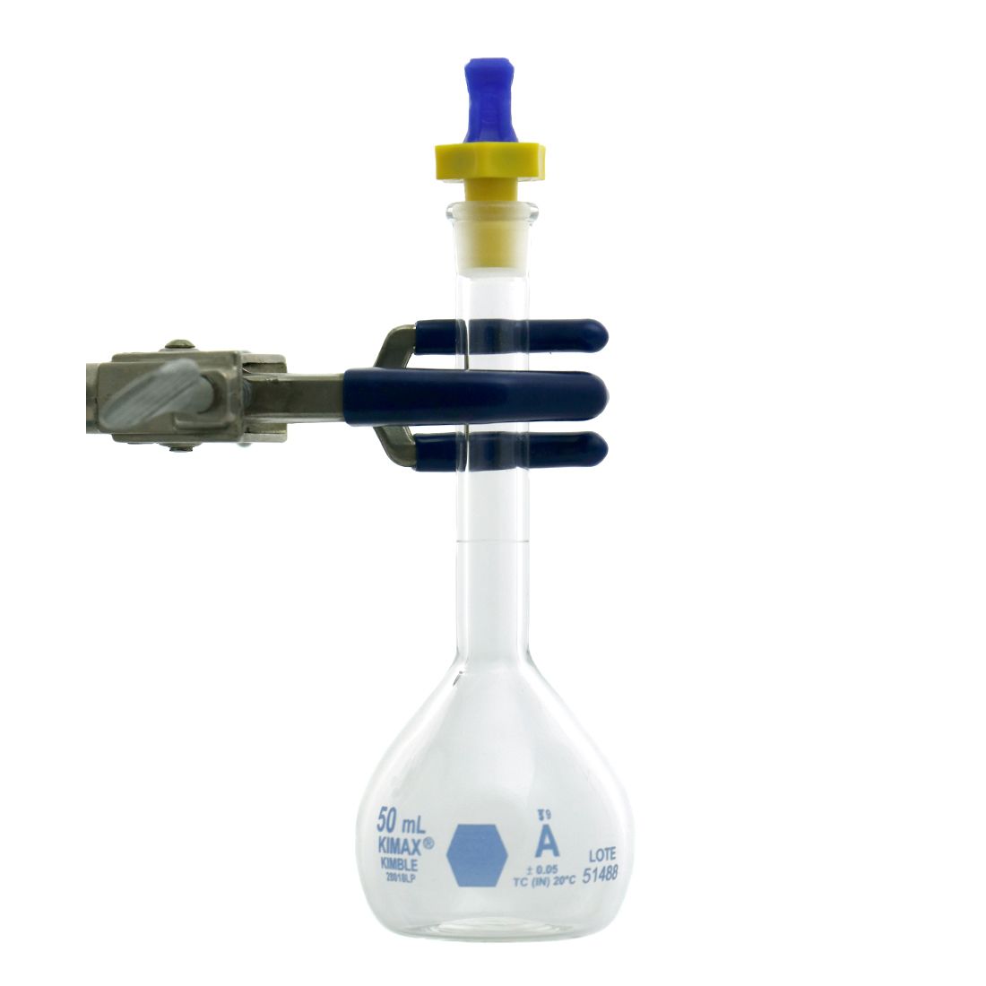 MATRAZ VOLUMÉTRICO DE 50ml CLASE A ASTM. KIMAX