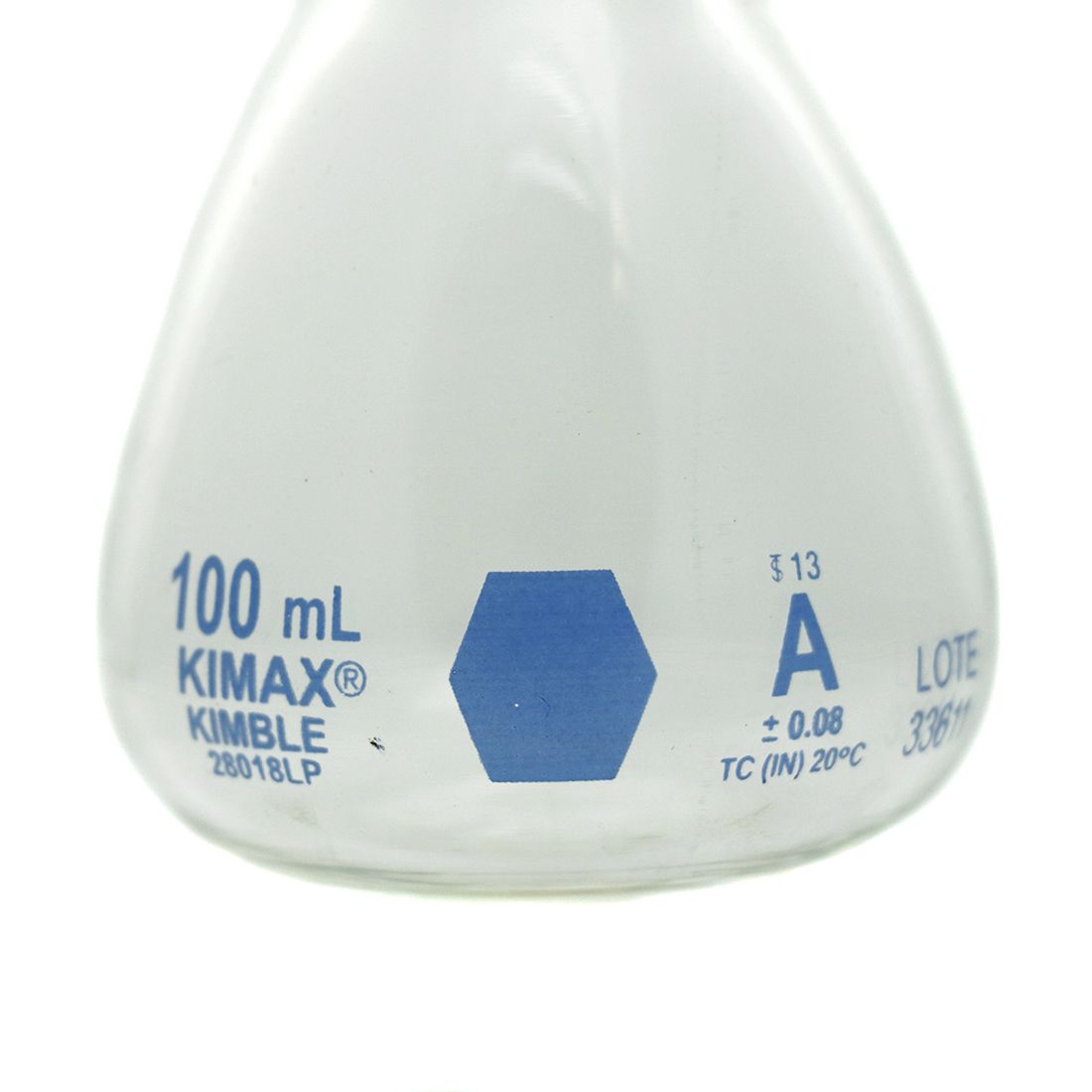 MATRAZ VOLUMÉTRICO DE 100ml CLASE A ASTm. KIMAX