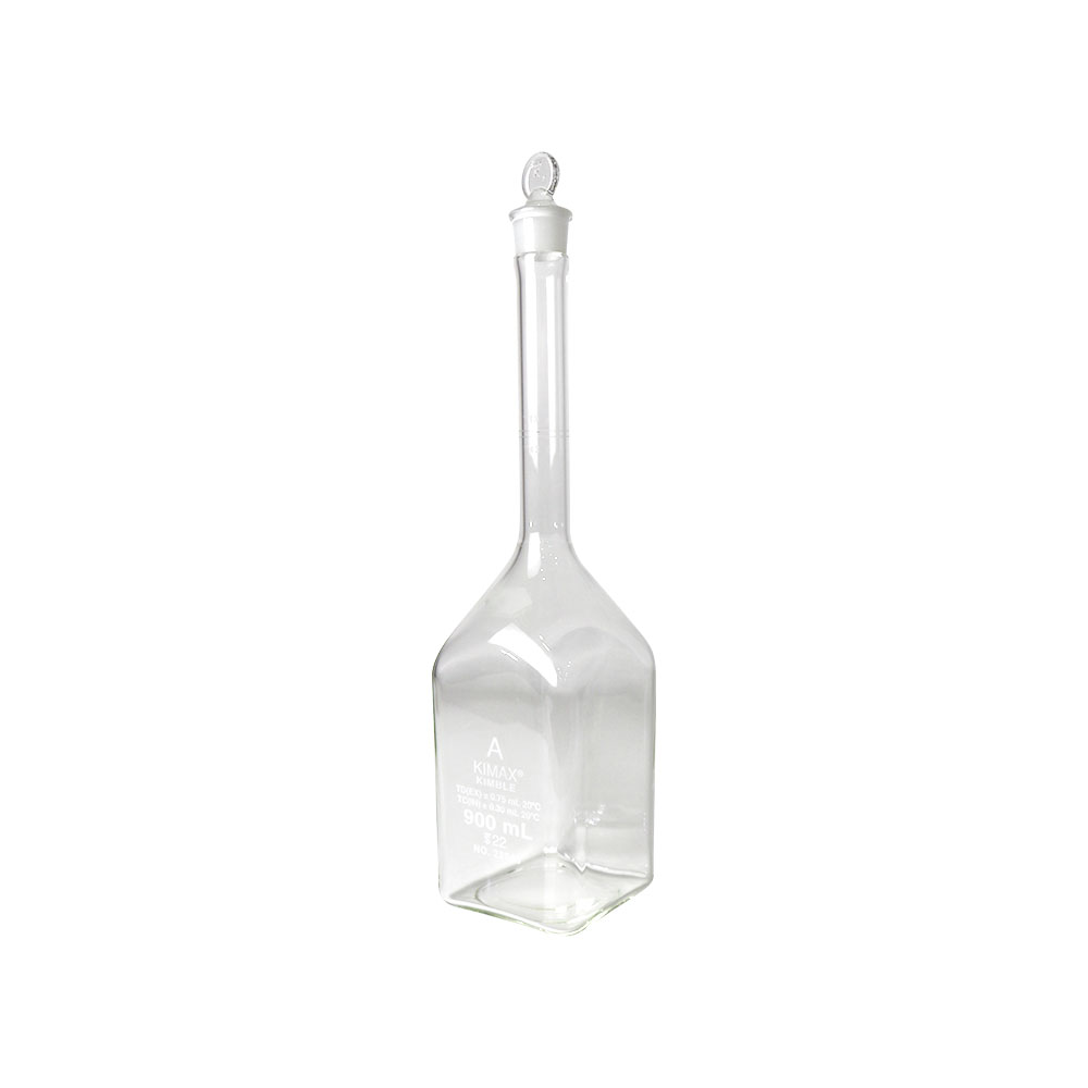 MATRAZ VOLUMÉTRICO DE 500 ml CLASE A ASTM. KIMAX