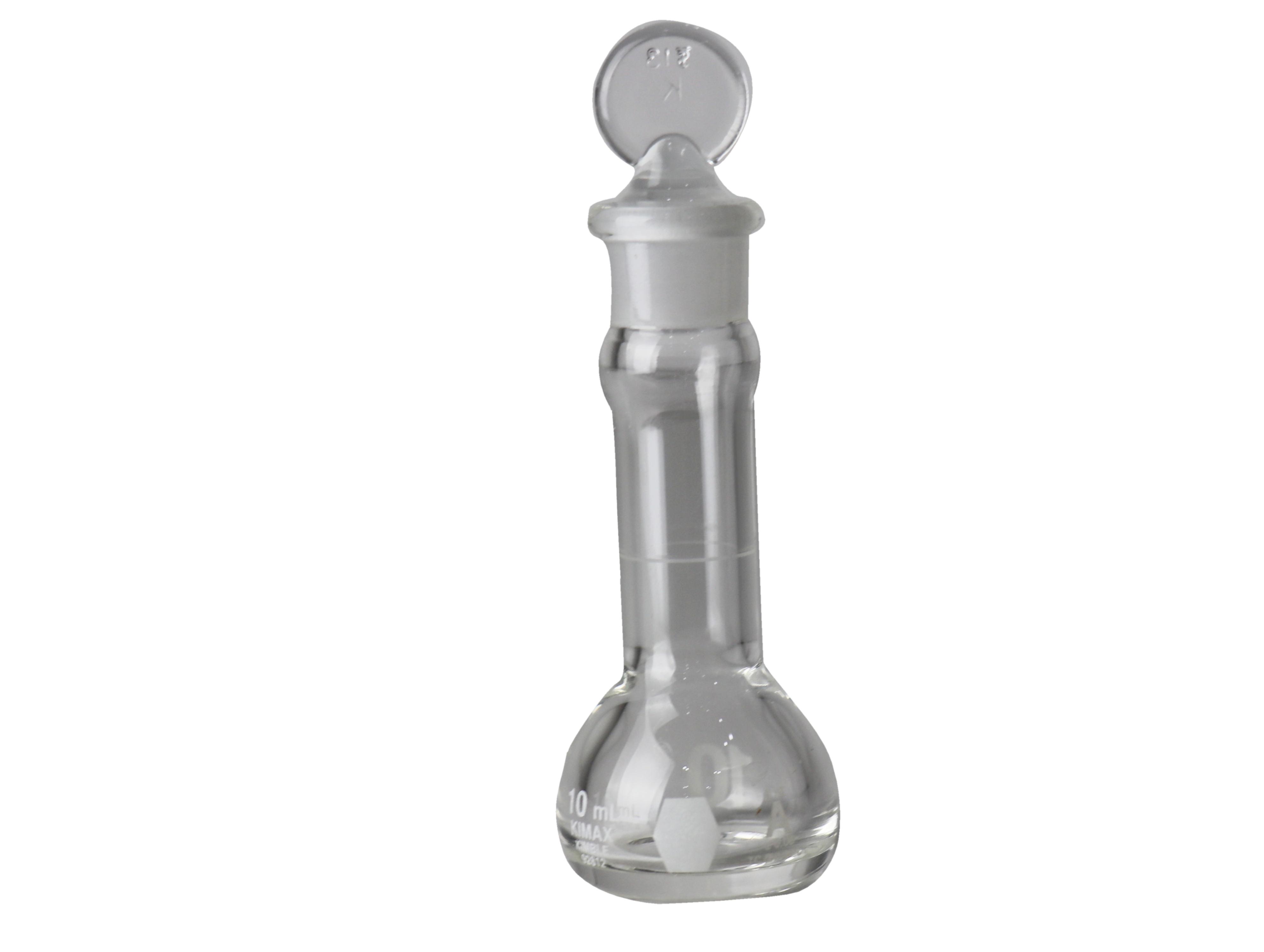 MATRAZ VOLUMÉTRICO DE 10 ml CLASE A ASTM CON BOCA ANCHA. KIMAX