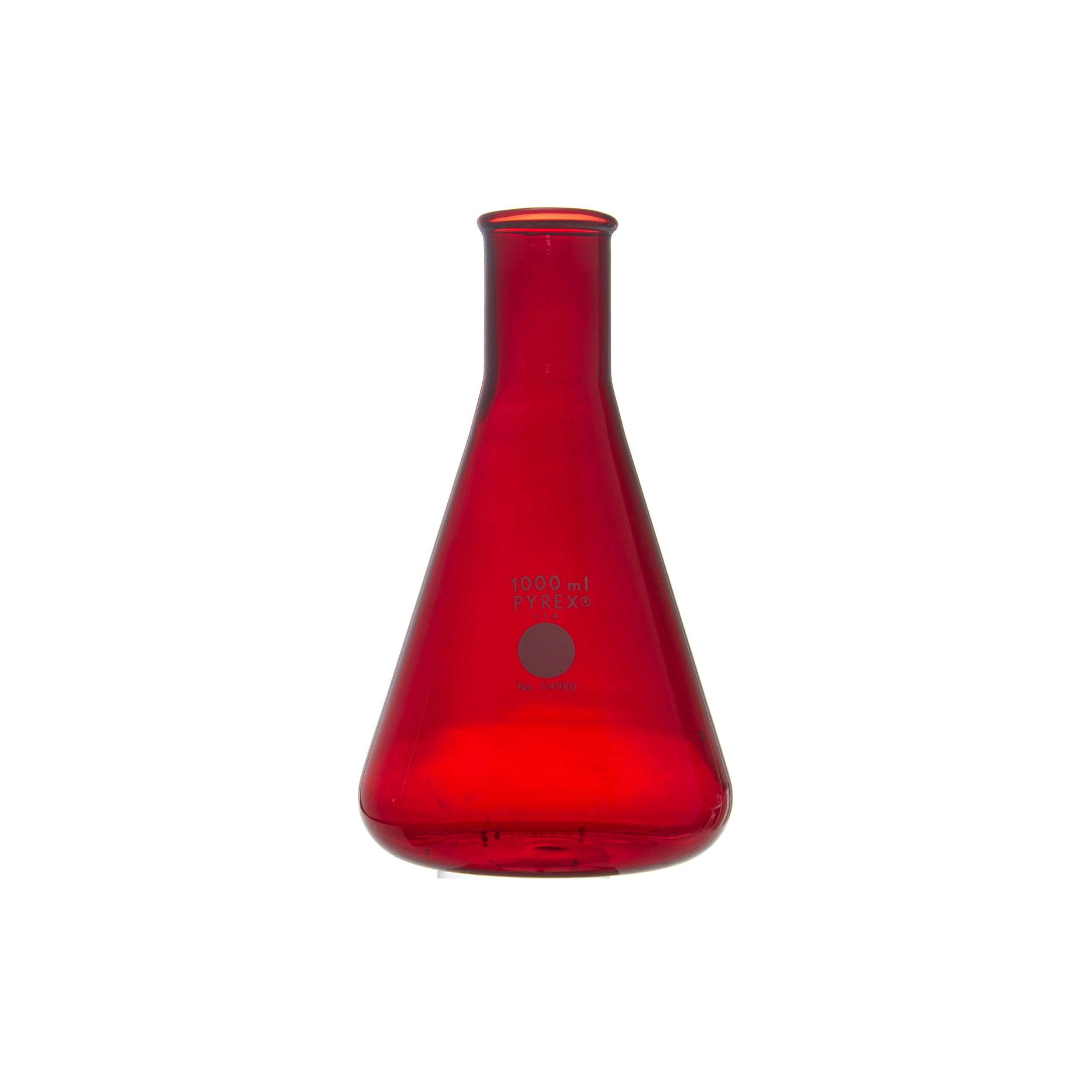 MATRAZ ERLENMEYER DE 1L ÁMBAR. PYREX