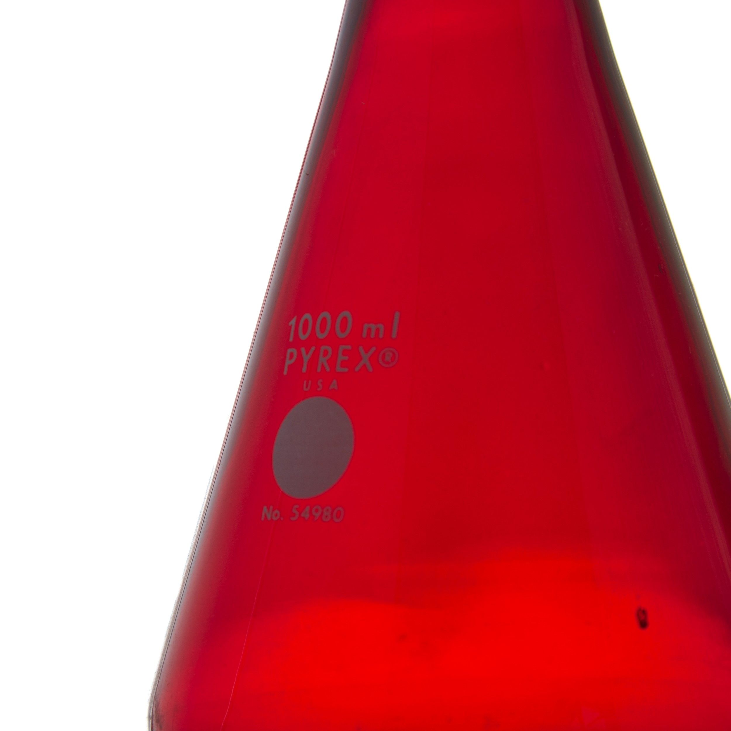 MATRAZ ERLENMEYER DE 1L ÁMBAR. PYREX