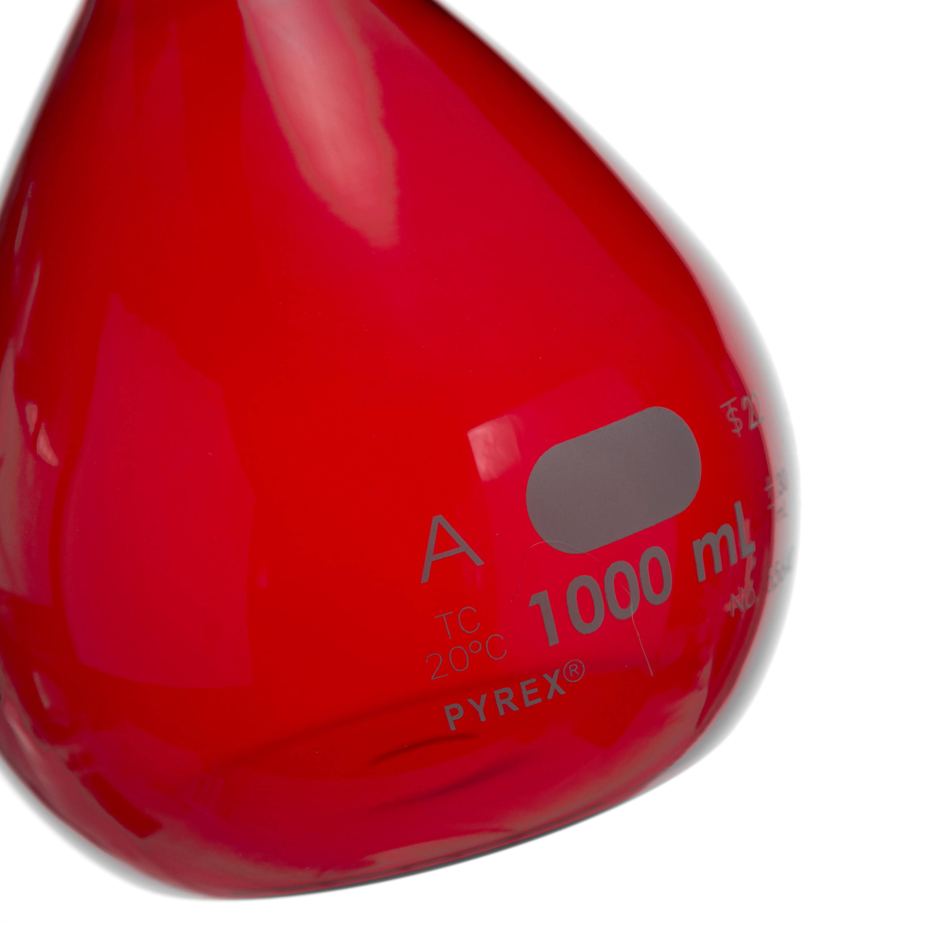 MATRAZ VOLUMÉTRICO DE 1L CLASE A ASTM ACTÍNICO. PYREX
