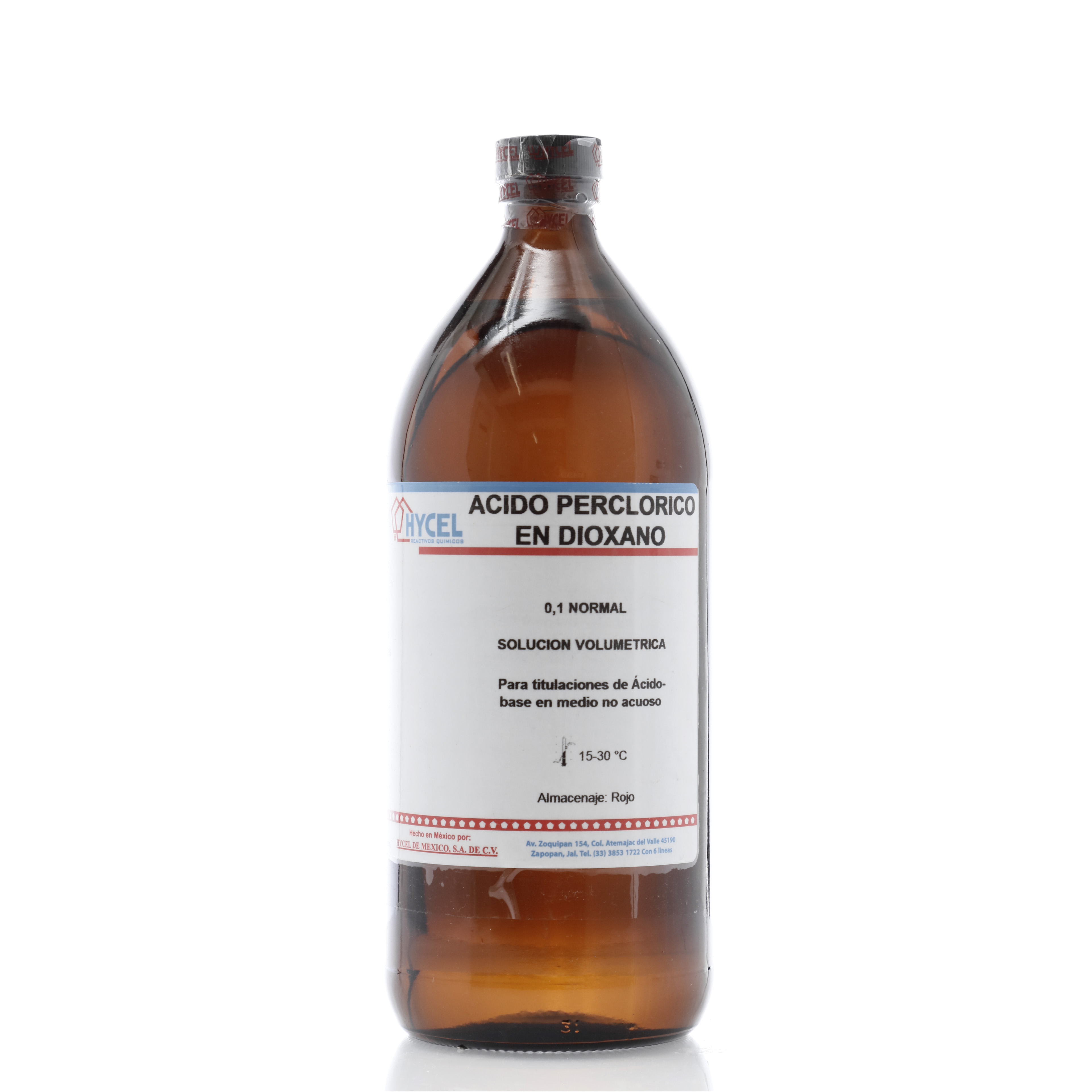ÁCIDO PERCLÓRICO 0.1N EN DIOXANO. 1l. HYCEL