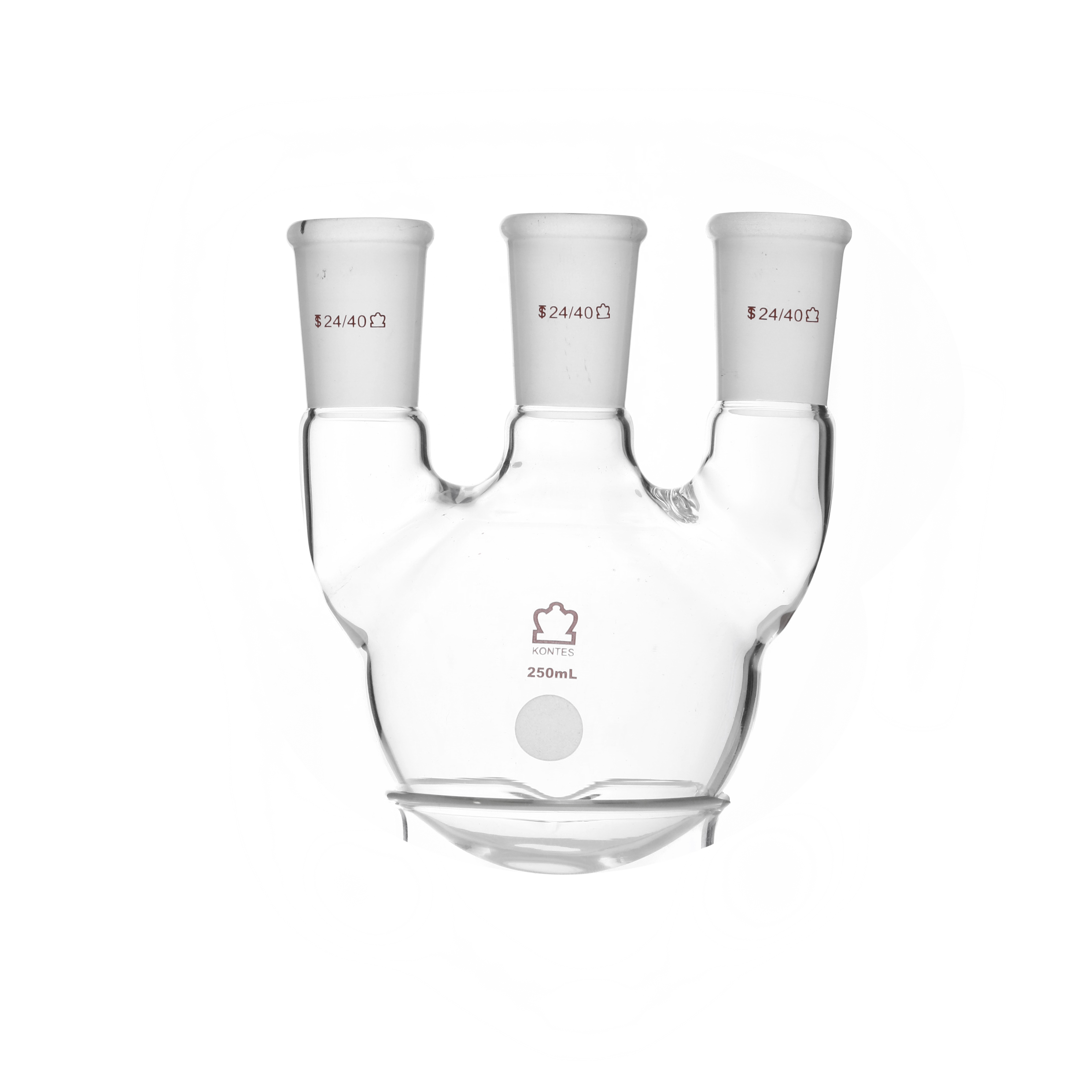 MATRAZ C/3 BOCAS C/JTAS. 24/40 DE 250 ml. K-606000
