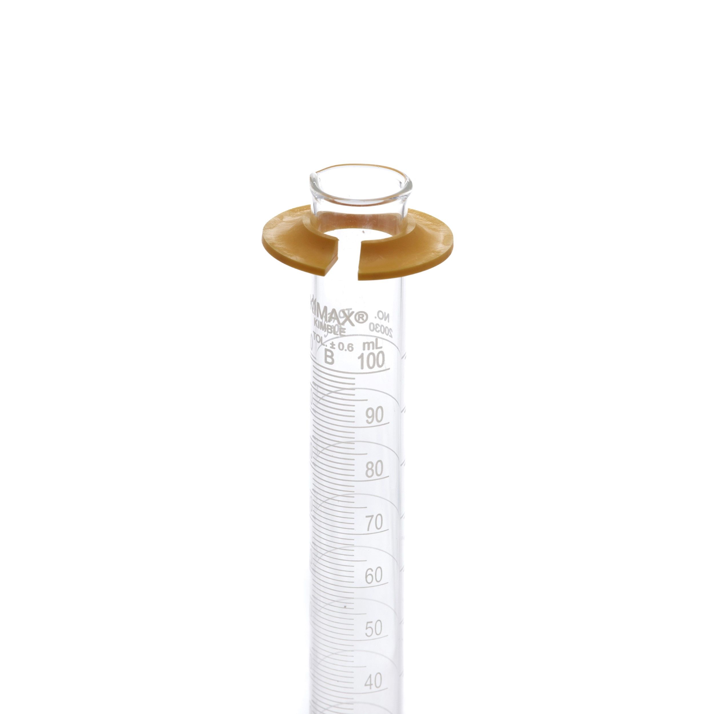 PROBETA GRADUADA DE 100ml CLASE B ASTM. DOBLE ESCALA. KIMAX