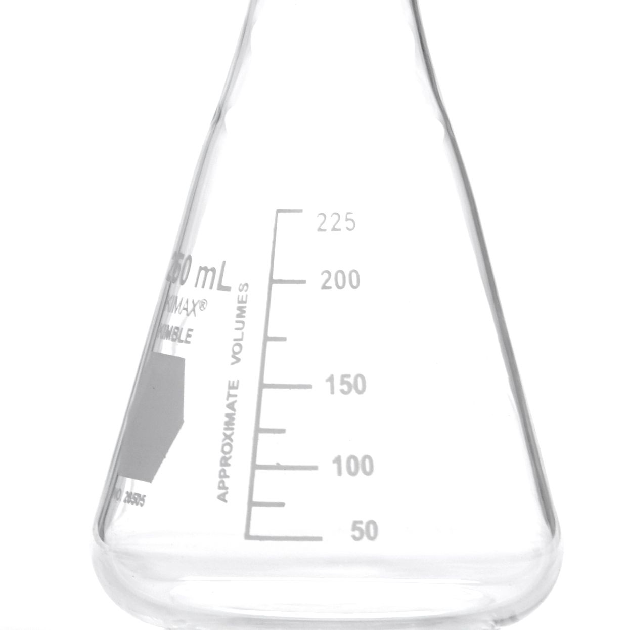 MATRAZ ERLENMEYER DE 250ml CON TAPÓN ROSCADO. KIMAX