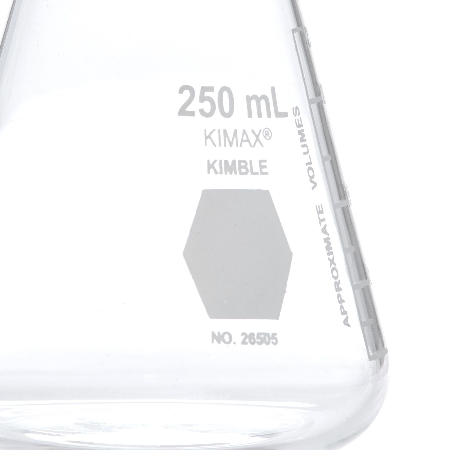 MATRAZ ERLENMEYER DE 250ml CON TAPÓN ROSCADO. KIMAX