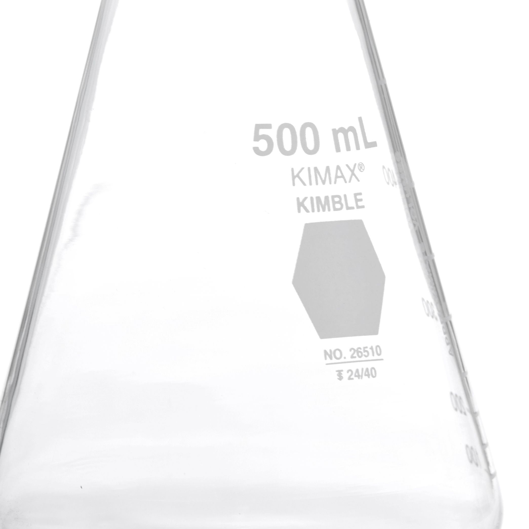 MATRAZ ERLENMEYER DE 500ml CON JUNTA 24/40. KIMAX
