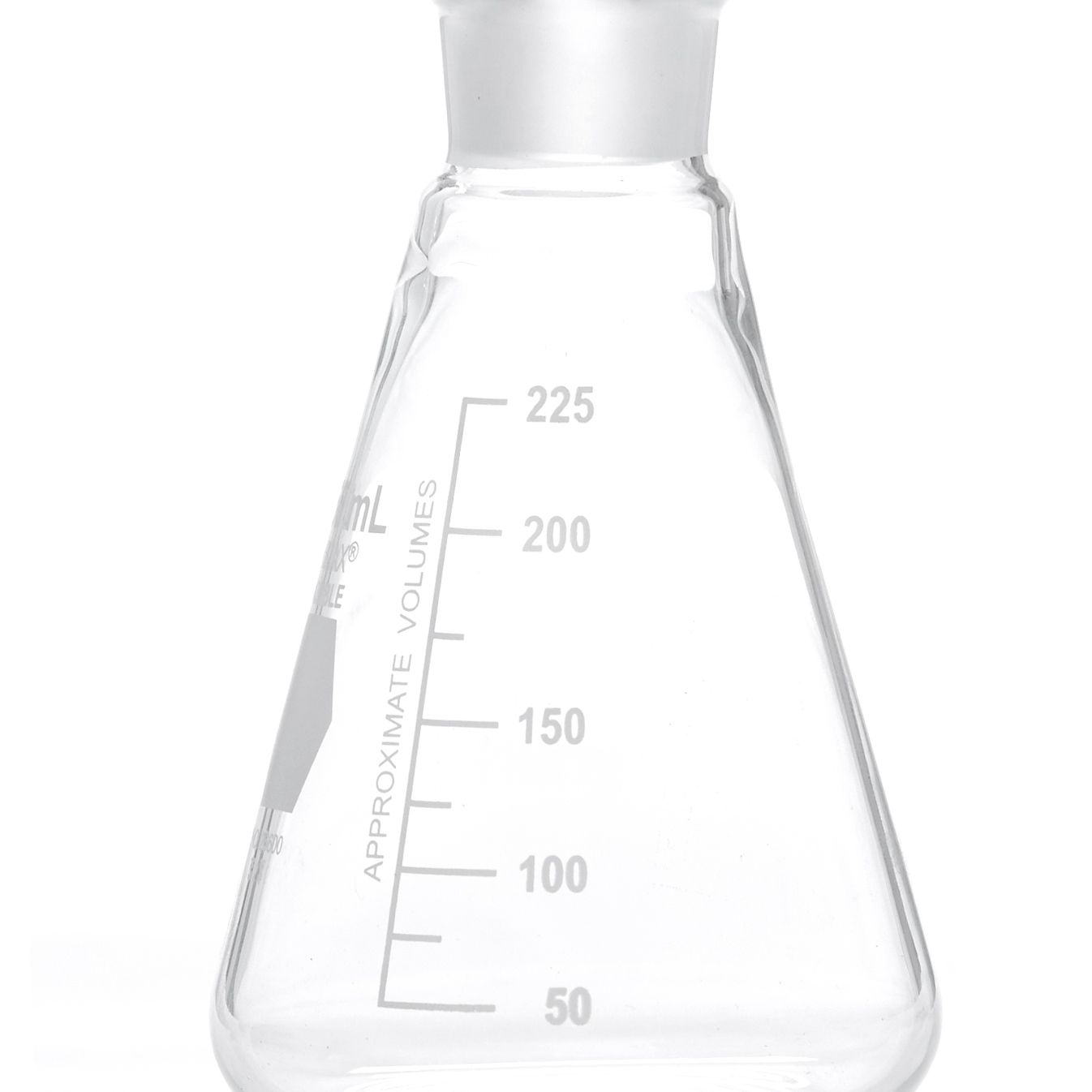 MATRAZ ERLENMEYER DE 250ml CON TAPÓN DE VIDRIO. KIMAX