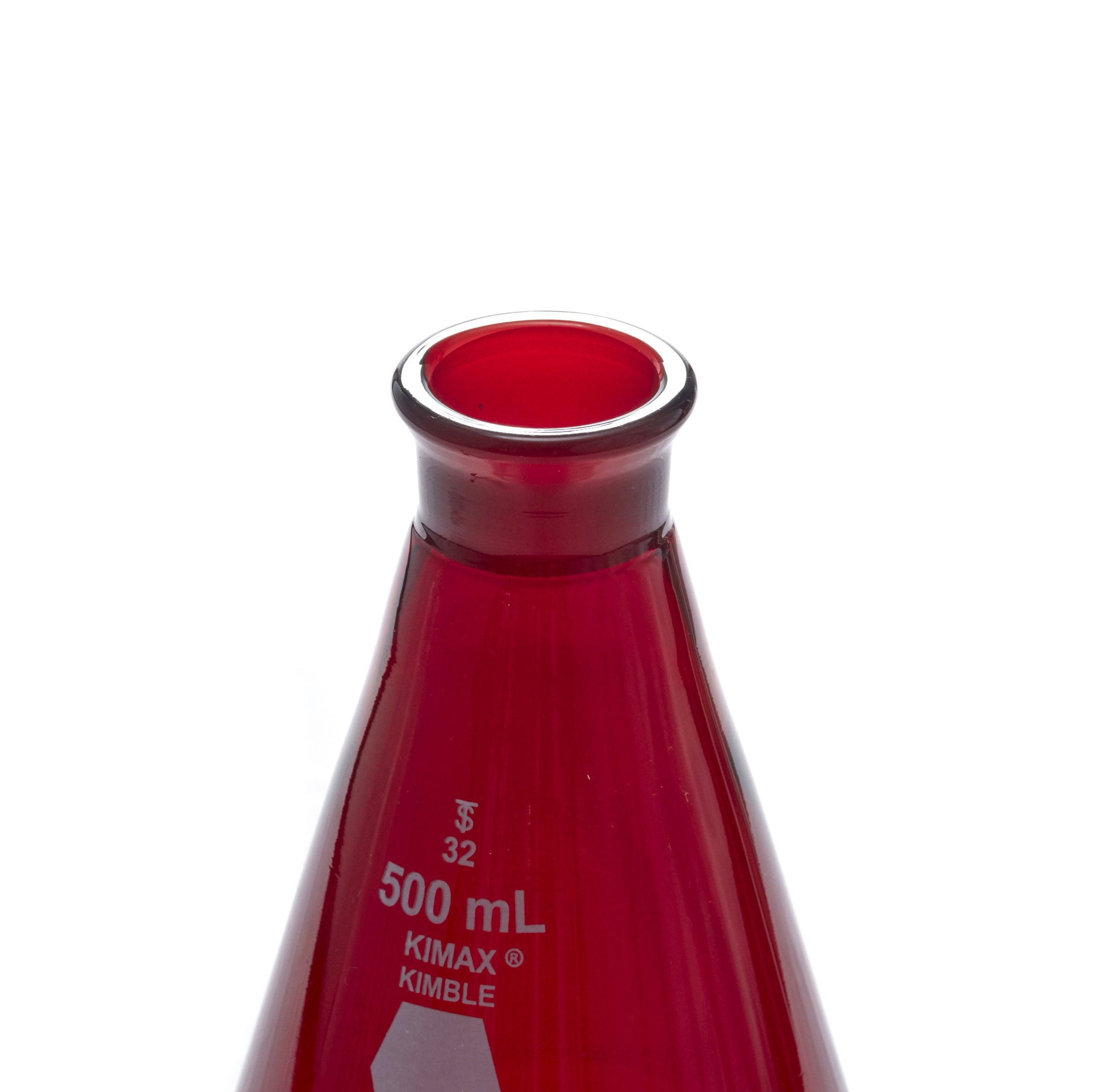 MATRAZ ERLENMEYER DE 500ml ACTÍNICO. KIMAX
