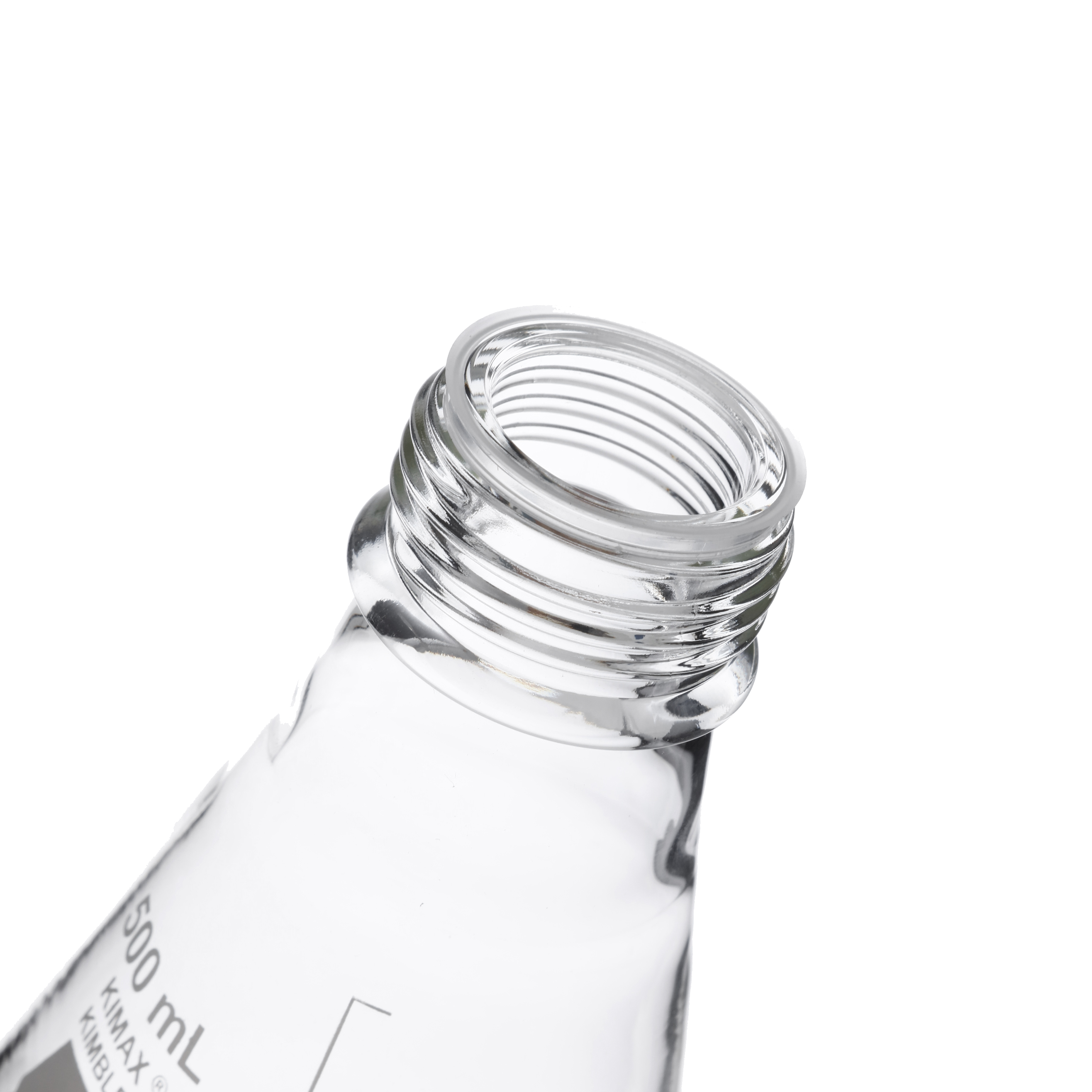 MATRAZ ERLENMEYER DE 500ml CON TAPÓN ROSCADO,VIDRIO. KIMAX
