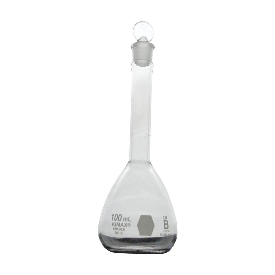 MATRAZ VOLUMÉTRICO DE 100ml CLASE B ASTM. KIMAX