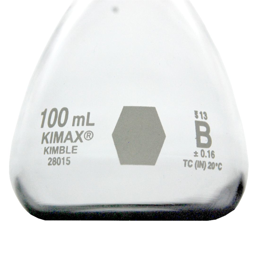 MATRAZ VOLUMÉTRICO DE 100ml CLASE B ASTM. KIMAX