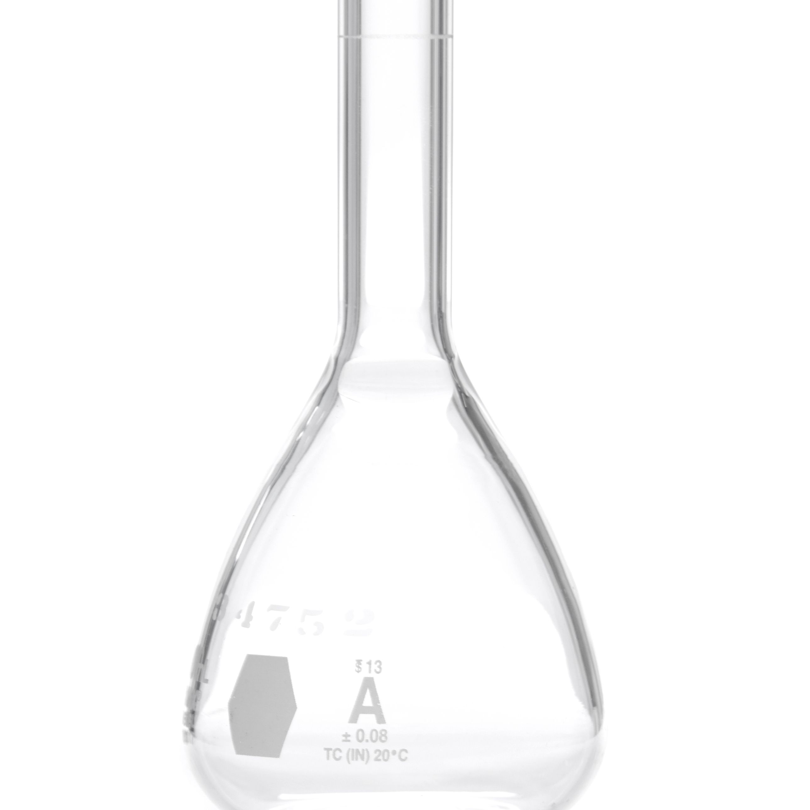 MATRAZ VOLUMÉTRICO DE 100ml CLASE A ASTM CON CERTIFICADO. KIMAX
