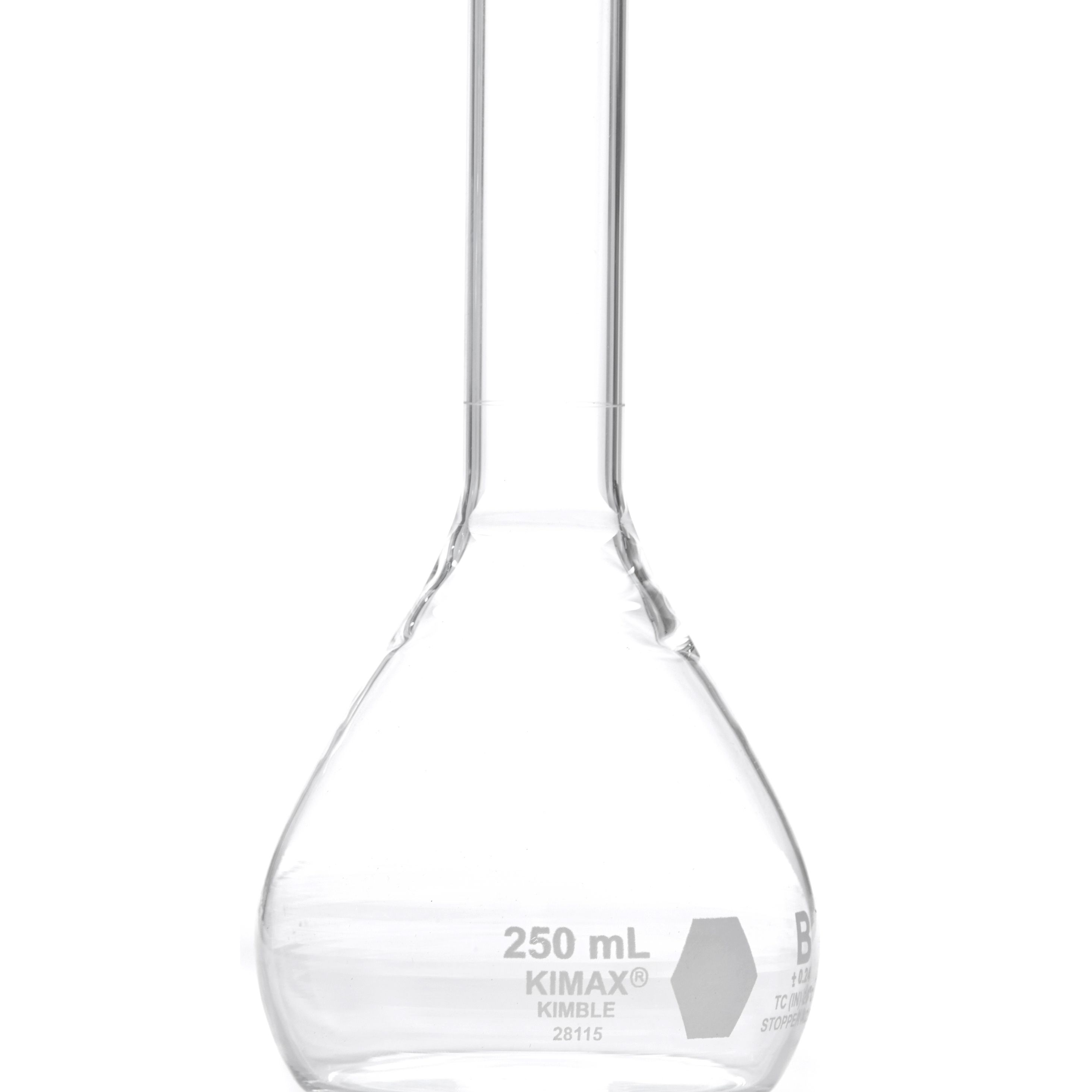 MATRAZ VOLUMÉTRICO PARA ÁCIDO FOSFÓRICO DE 250ml. KIMAX