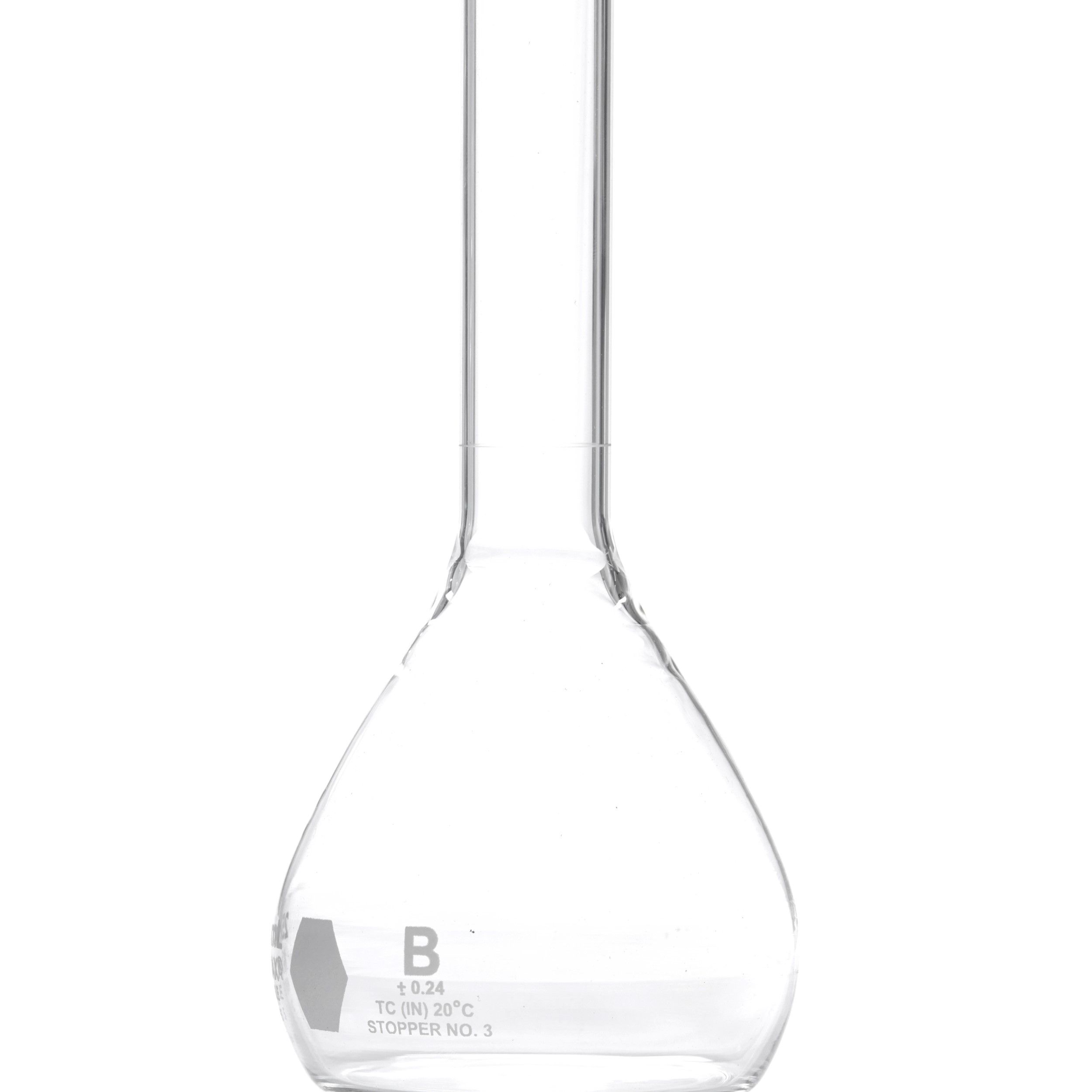 MATRAZ VOLUMÉTRICO PARA ÁCIDO FOSFÓRICO DE 250ml. KIMAX