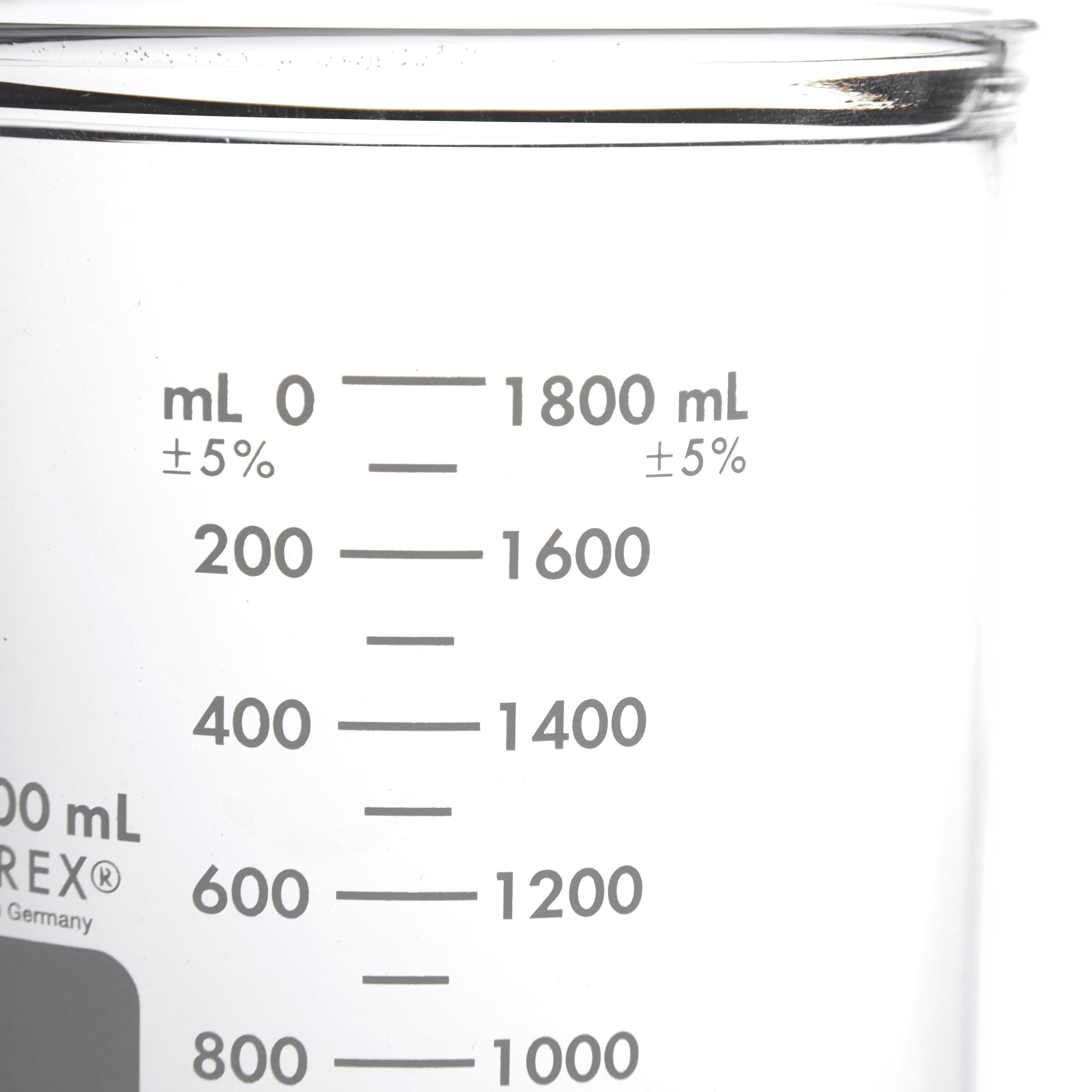 VASO DE PRECIPITADO DE 2L DE USO RUDO. PYREX