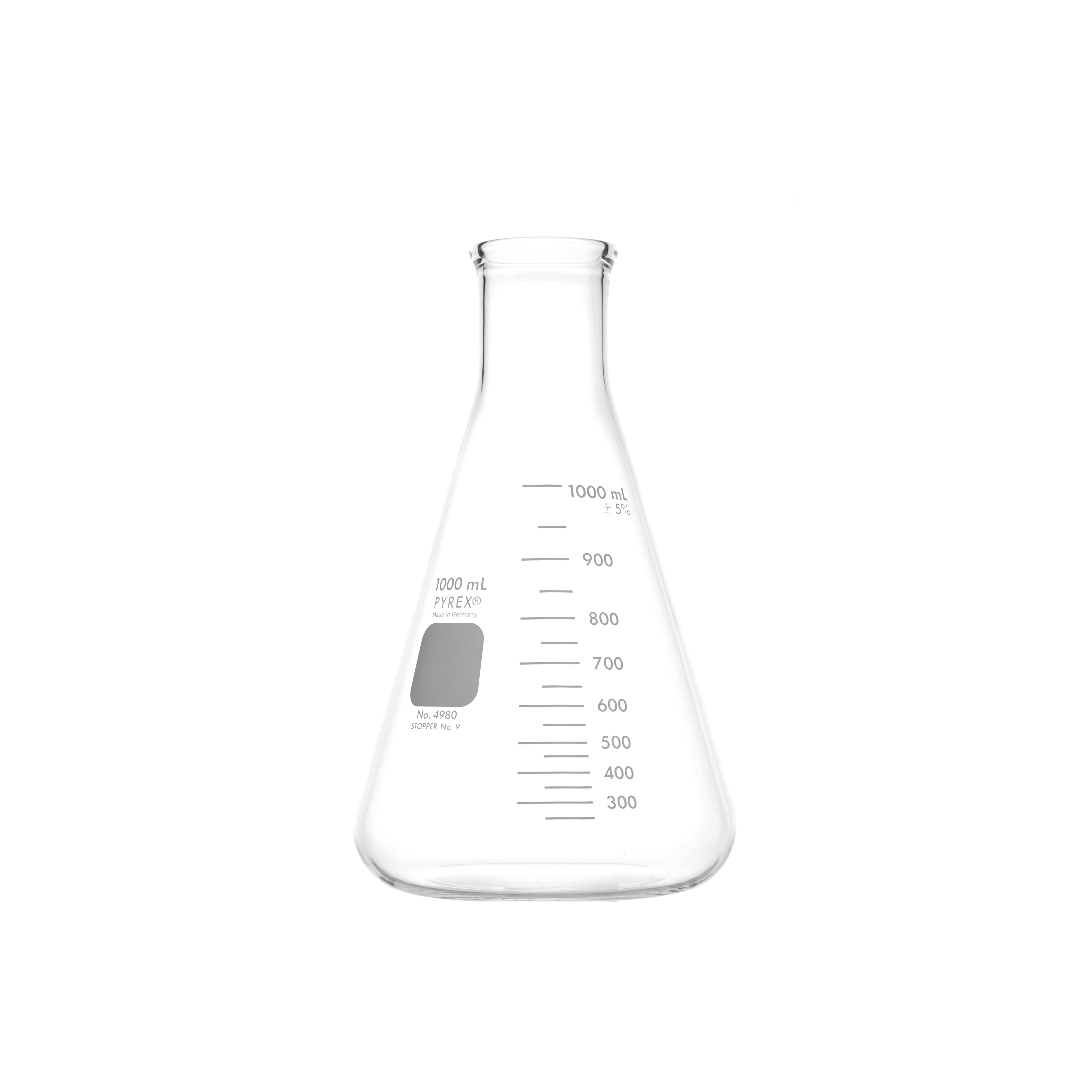MATRAZ ERLENMEYER DE 1000ml. PYREX