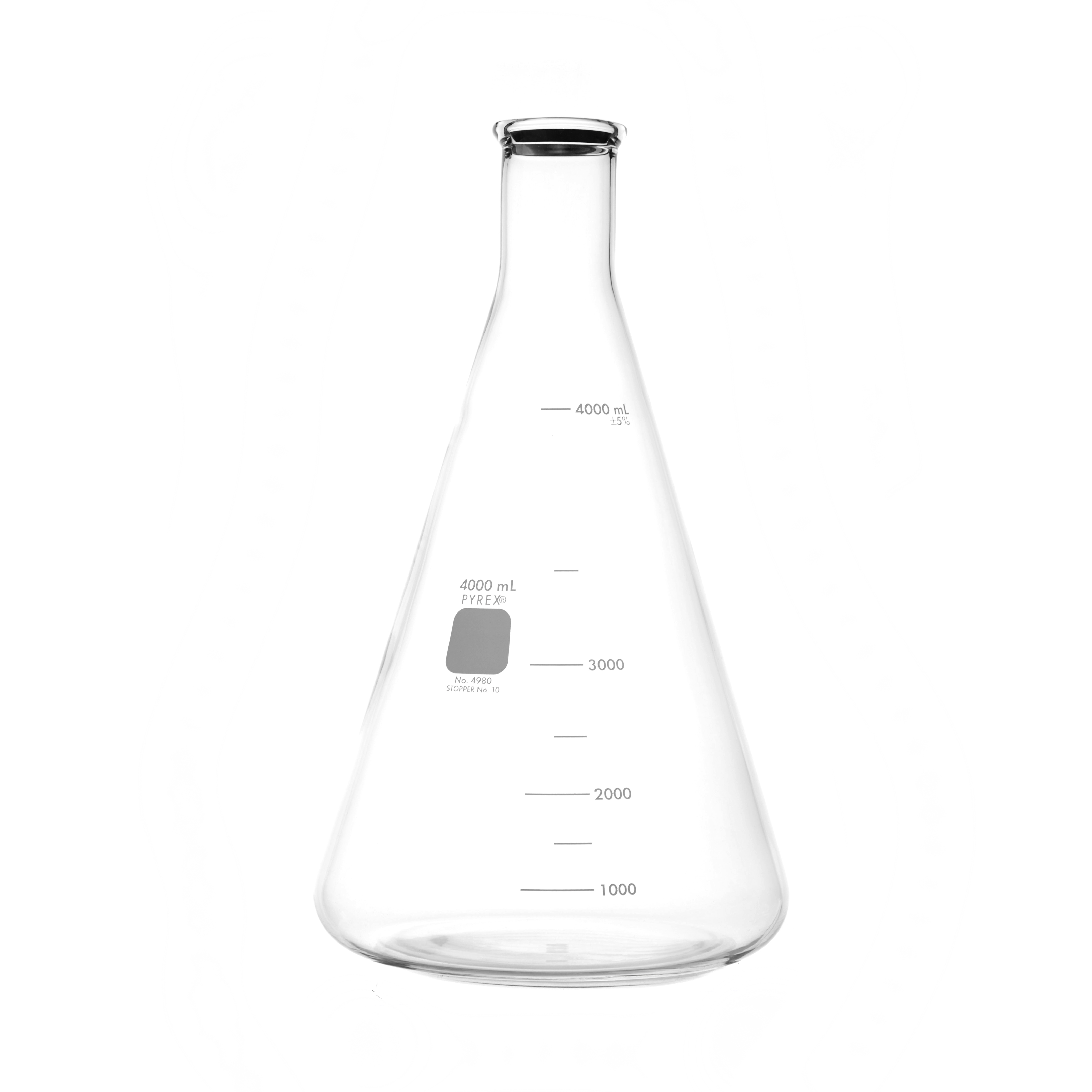 MATRAZ ERLENMEYER DE 4l. PYREX