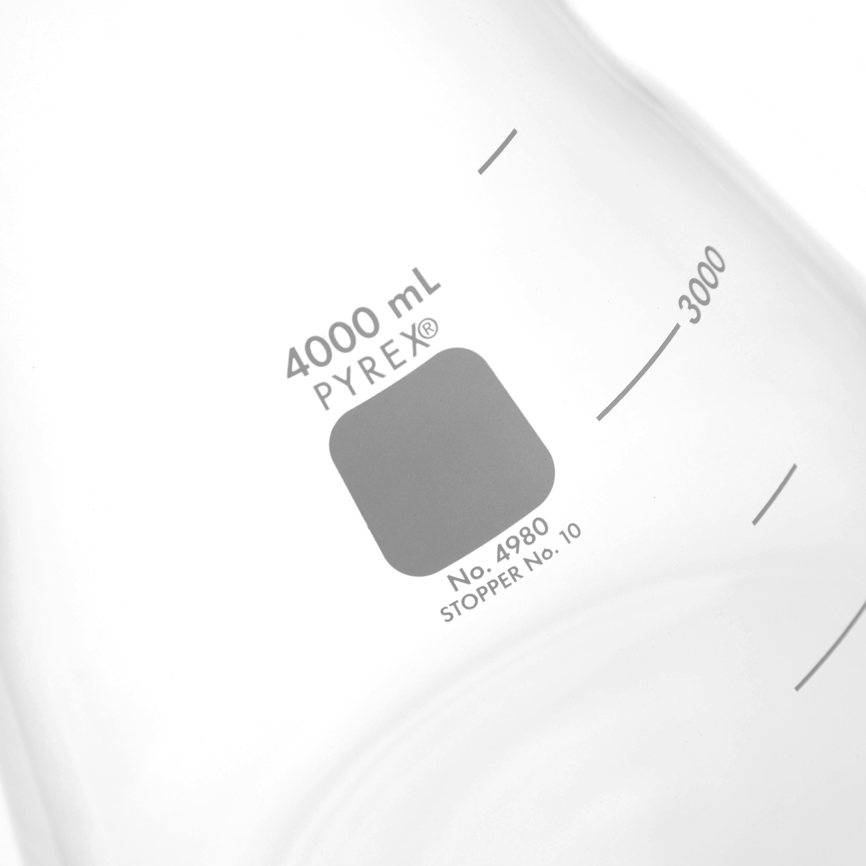MATRAZ ERLENMEYER DE 4l. PYREX