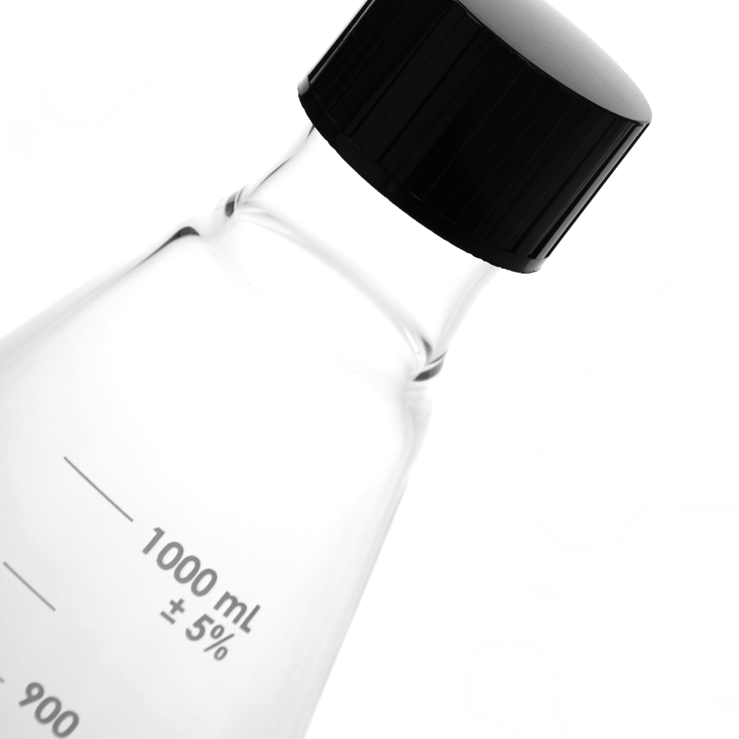 MATRAZ ERLENMEYER DE 1L CON TAPÓN ROSCADO. PYREX