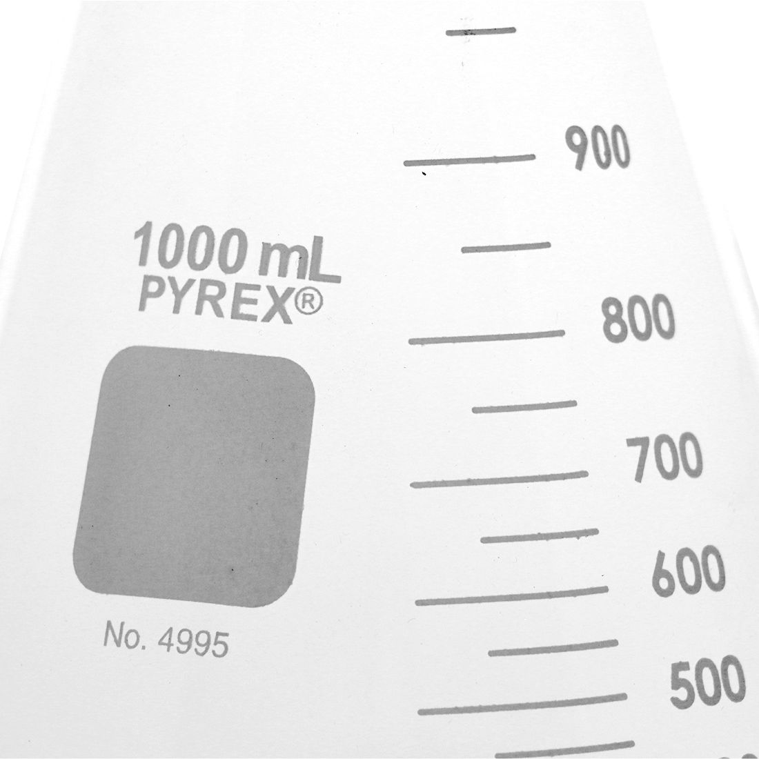 MATRAZ ERLENMEYER DE 1L CON TAPÓN ROSCADO. PYREX