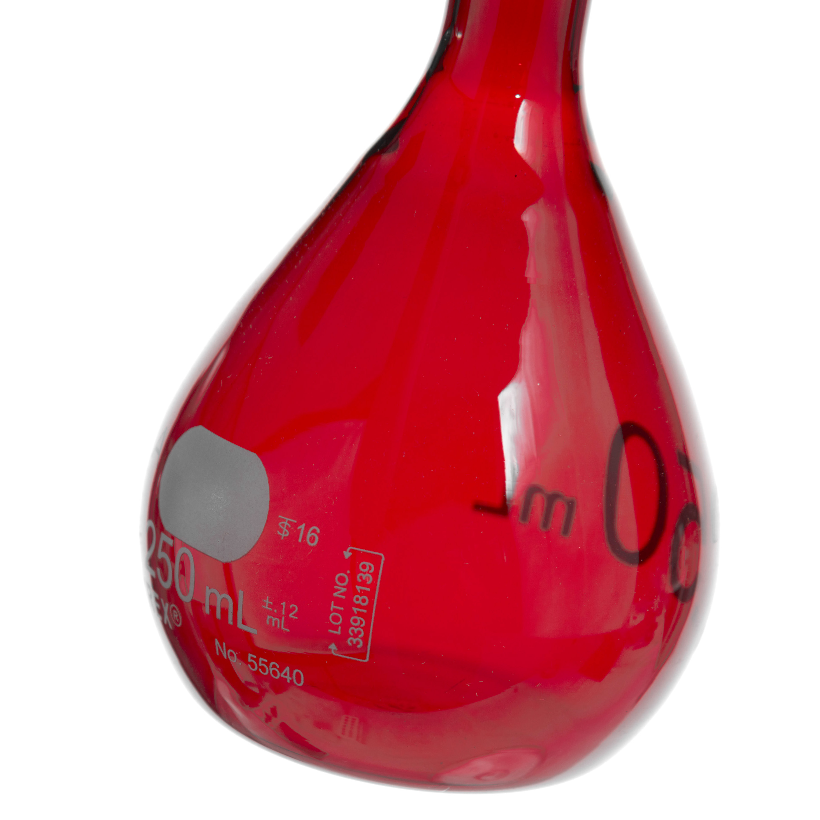 MATRAZ VOLUMÉTRICO DE 250ml CLASE A ASTM ACTÍNICO. PYREX