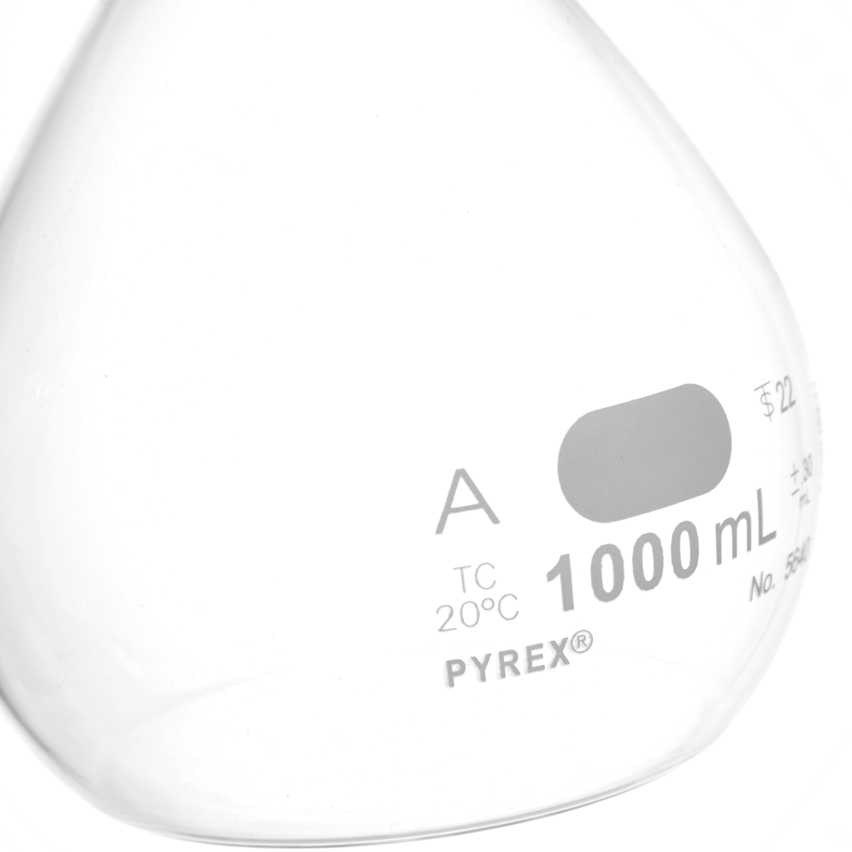 MATRAZ VOLUMÉTRICO DE 1L CLASE A ASTM. PYREX