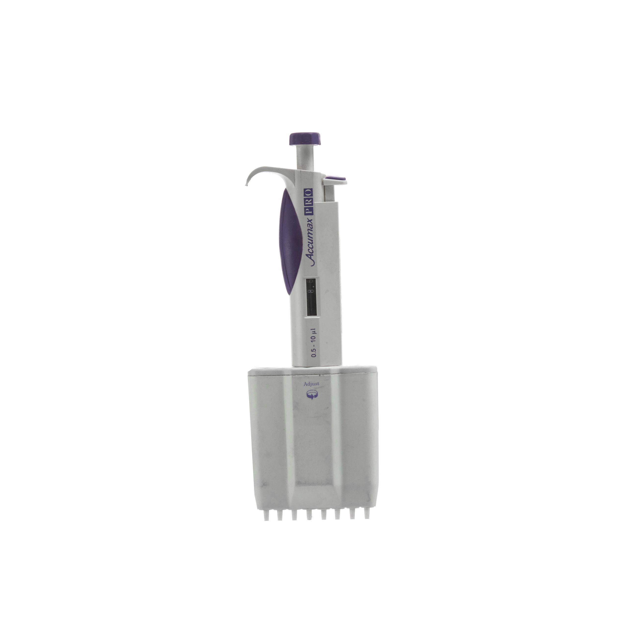 MICROPIPETA DE 0.5 A 10µL 8 CANALES. ACCUMAX