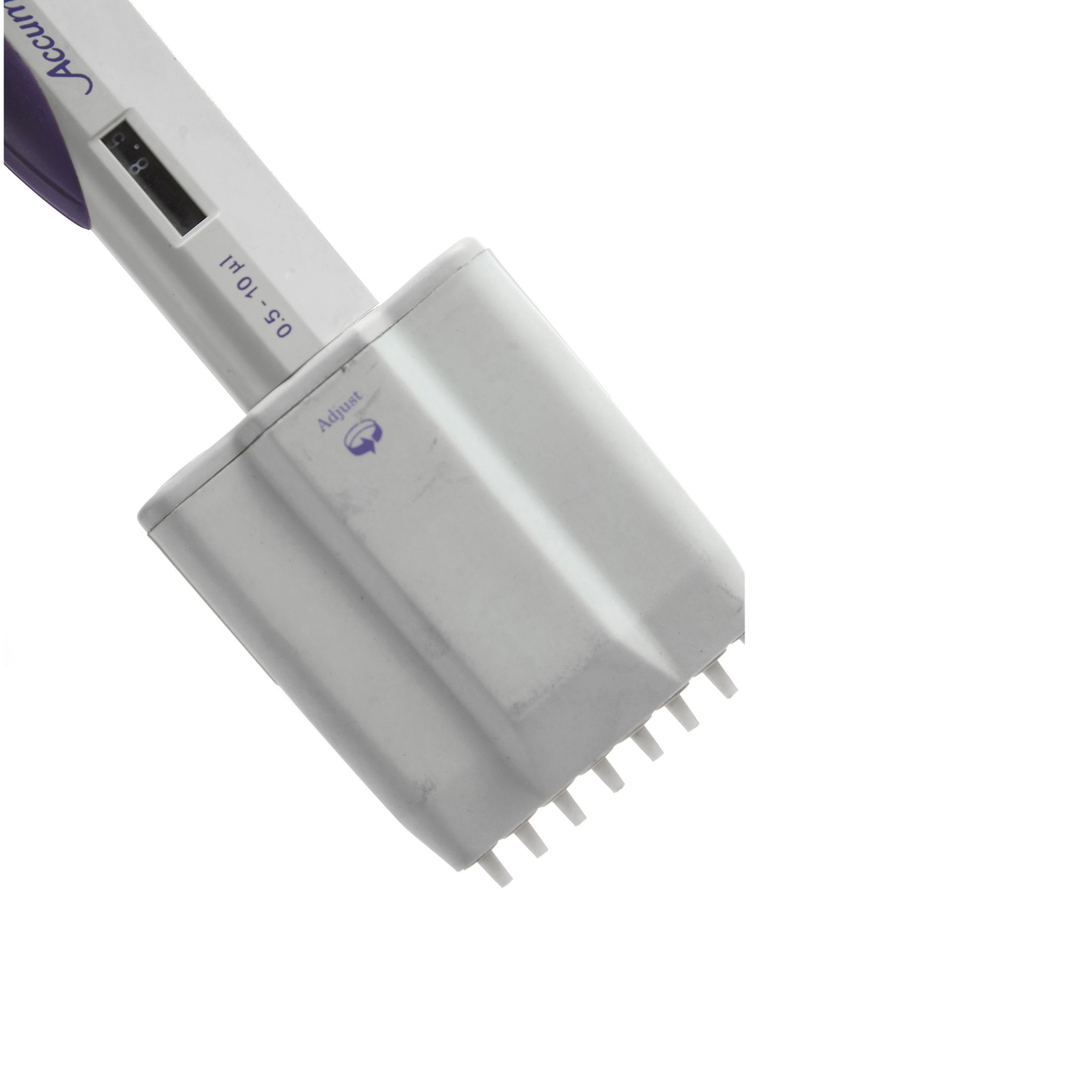 MICROPIPETA DE 0.5 A 10µL 8 CANALES. ACCUMAX