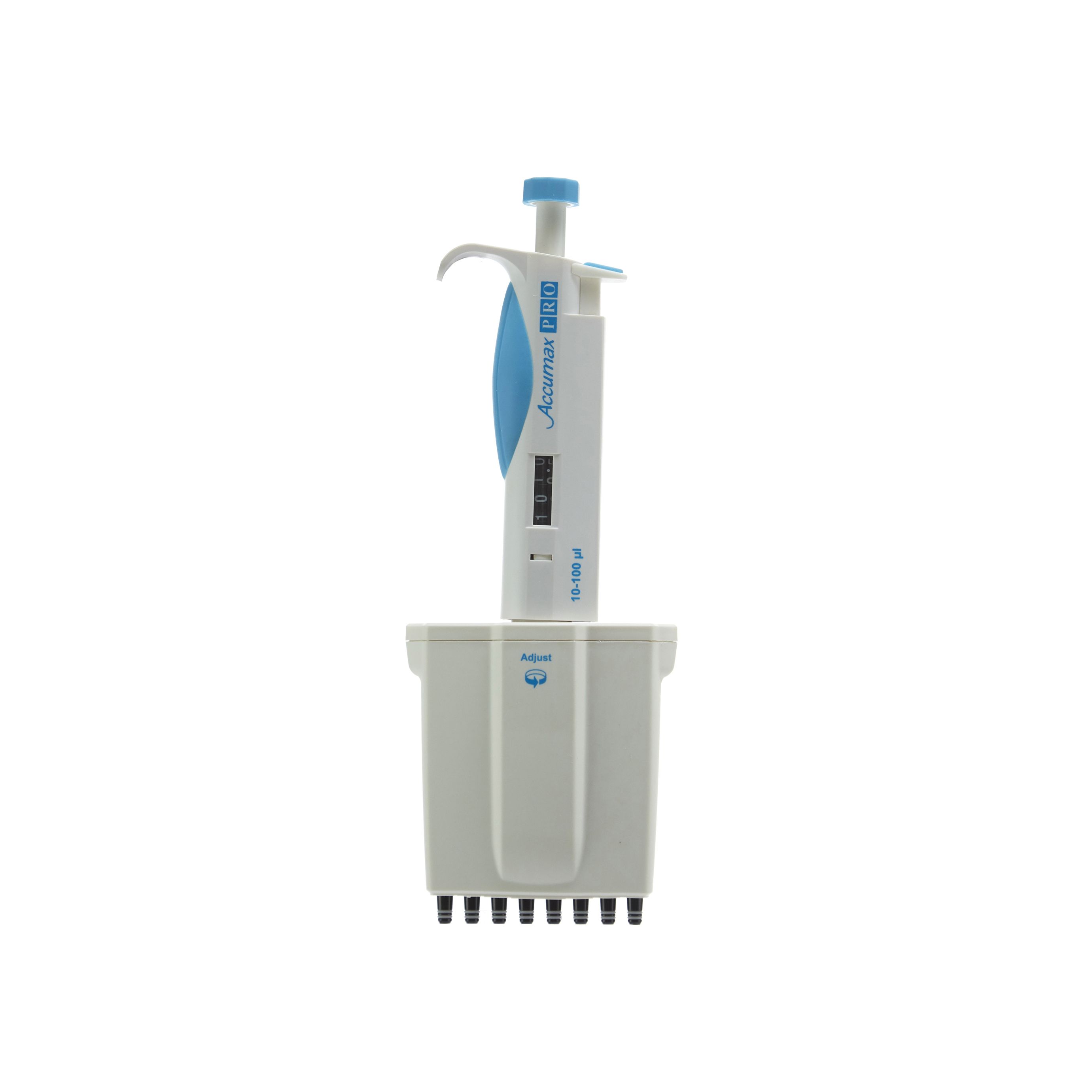 MICROPIPETA DE 10 A 100µL 8 CANALES. ACCUMAX