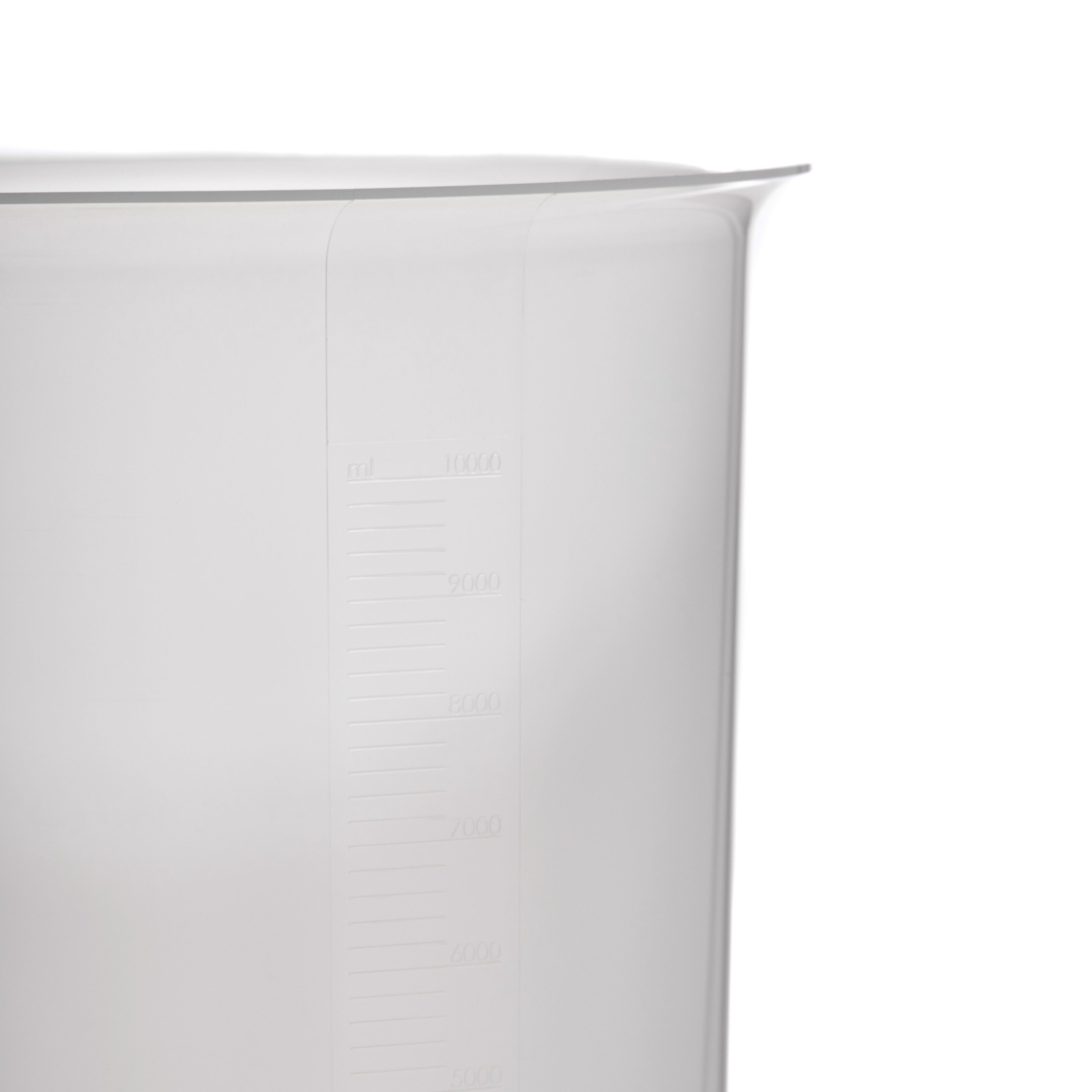 VASO DE PRECIPITADO DE PLÁSTICO DE 10l. BEL-ART
